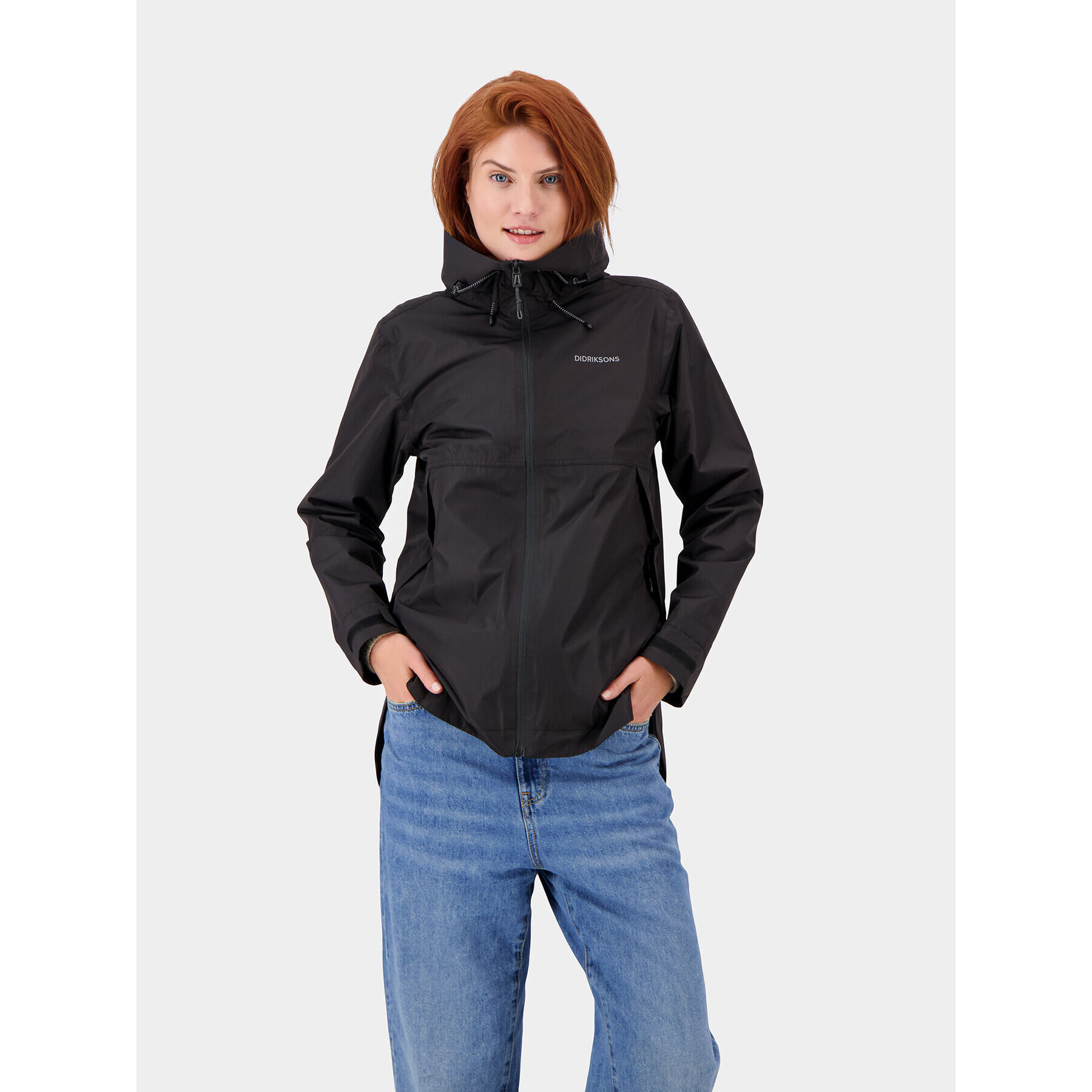 Didriksons Яке за дъжд Tilde 504645 Черен Regular Fit - Pepit.bg