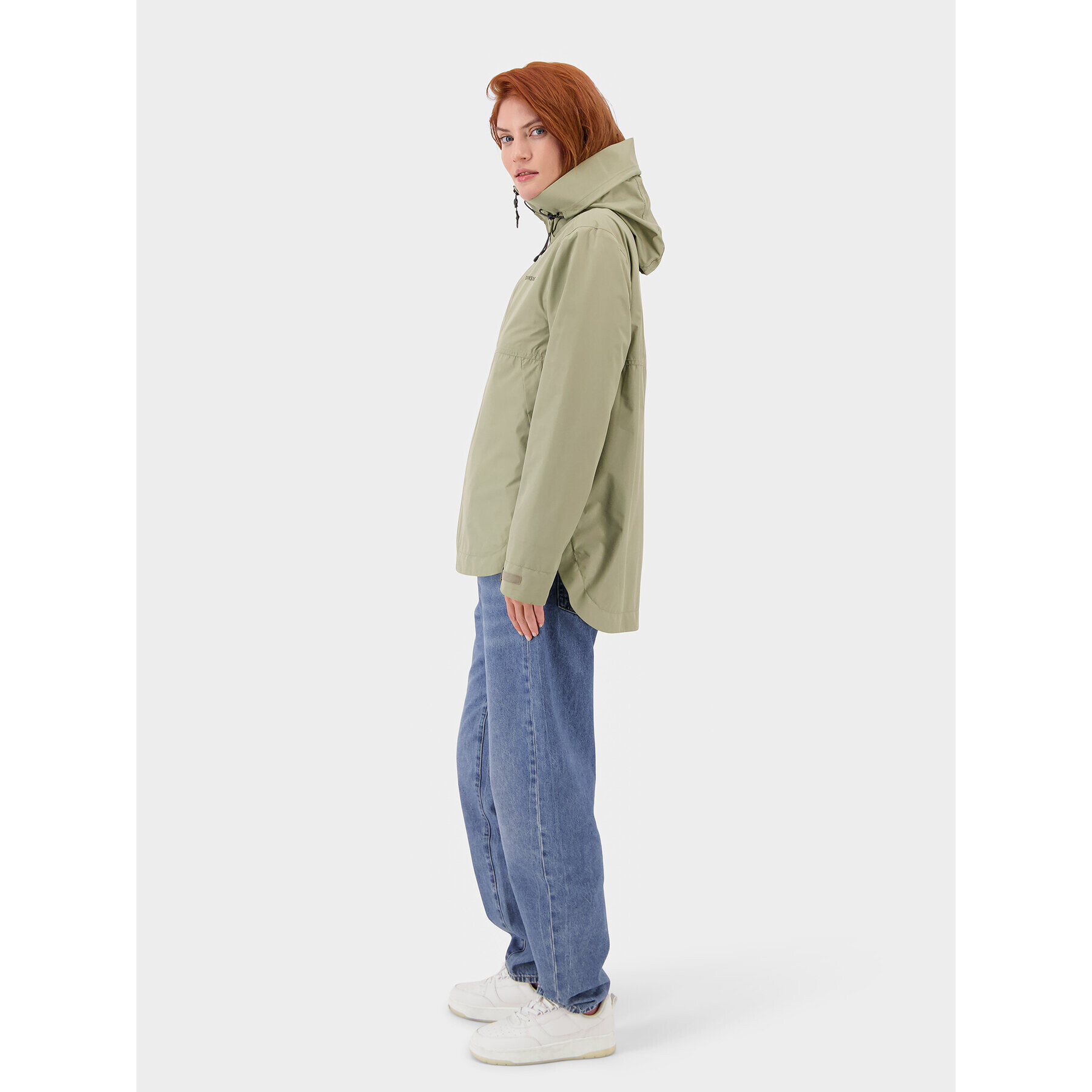 Didriksons Яке за дъжд Tilde 504645 Зелен Regular Fit - Pepit.bg