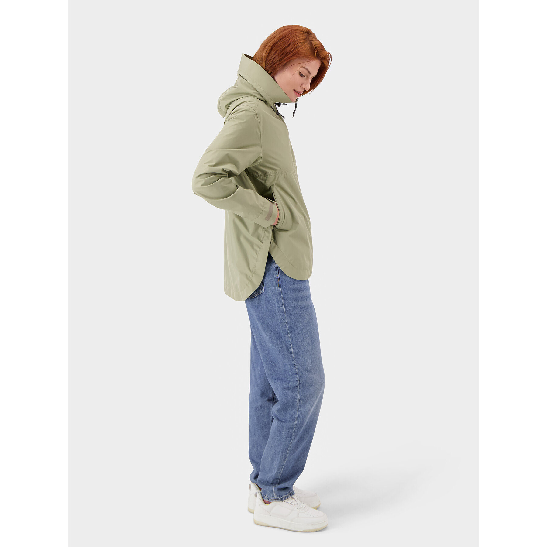 Didriksons Яке за дъжд Tilde 504645 Зелен Regular Fit - Pepit.bg