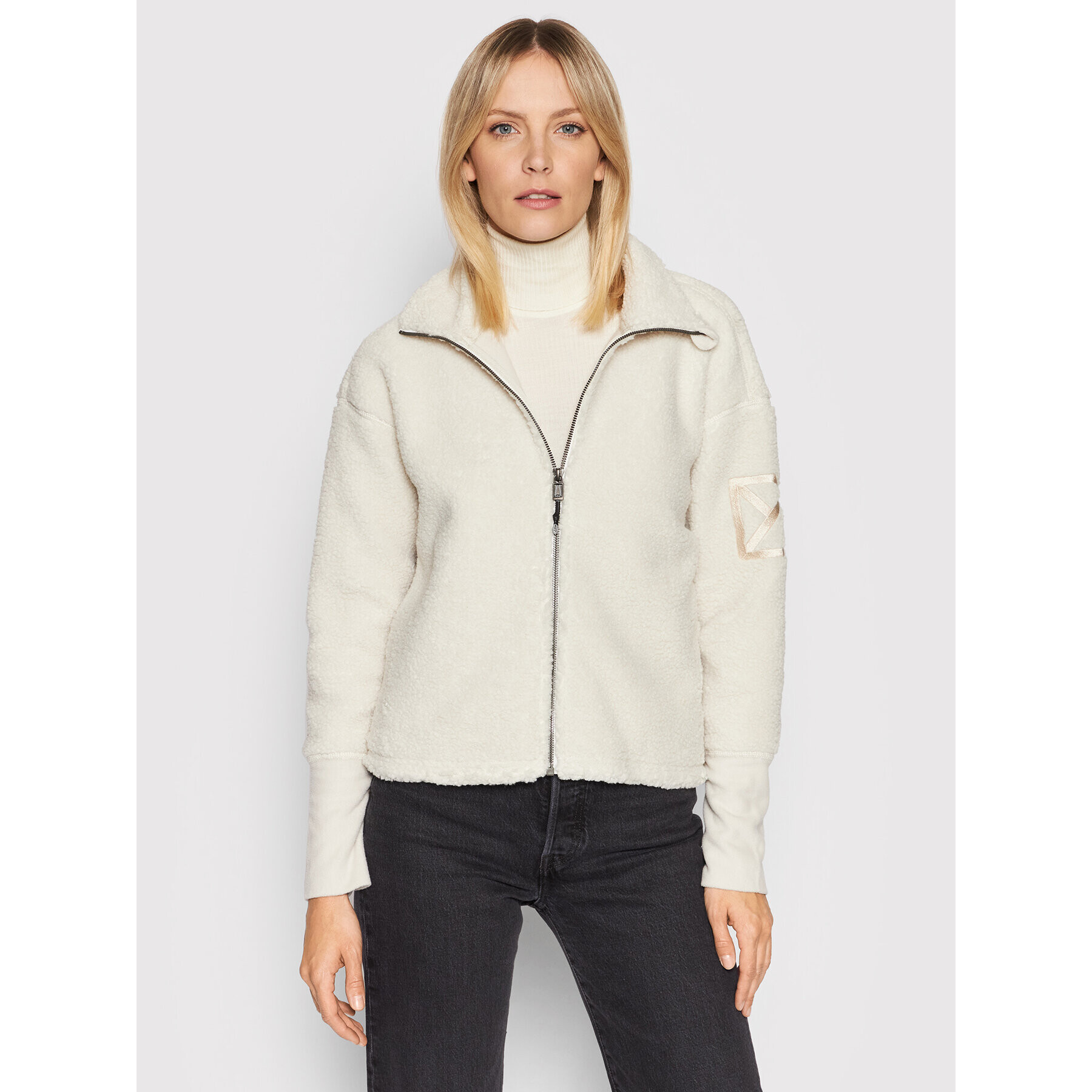 Didriksons Кожух Nomi 503884 Бял Relaxed Fit - Pepit.bg
