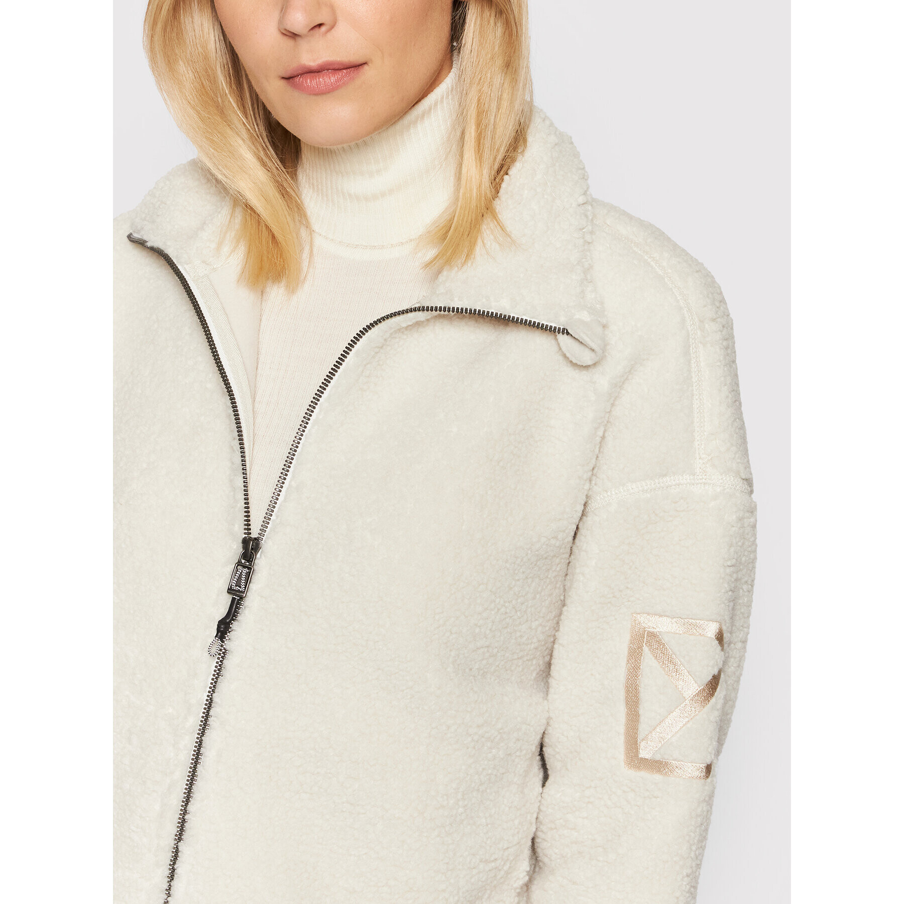Didriksons Кожух Nomi 503884 Бял Relaxed Fit - Pepit.bg