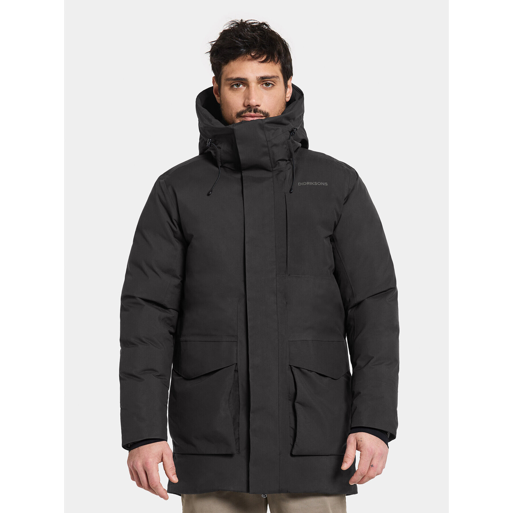 Didriksons Парка Akilles Usx Parka 504913 Черен Regular Fit - Pepit.bg