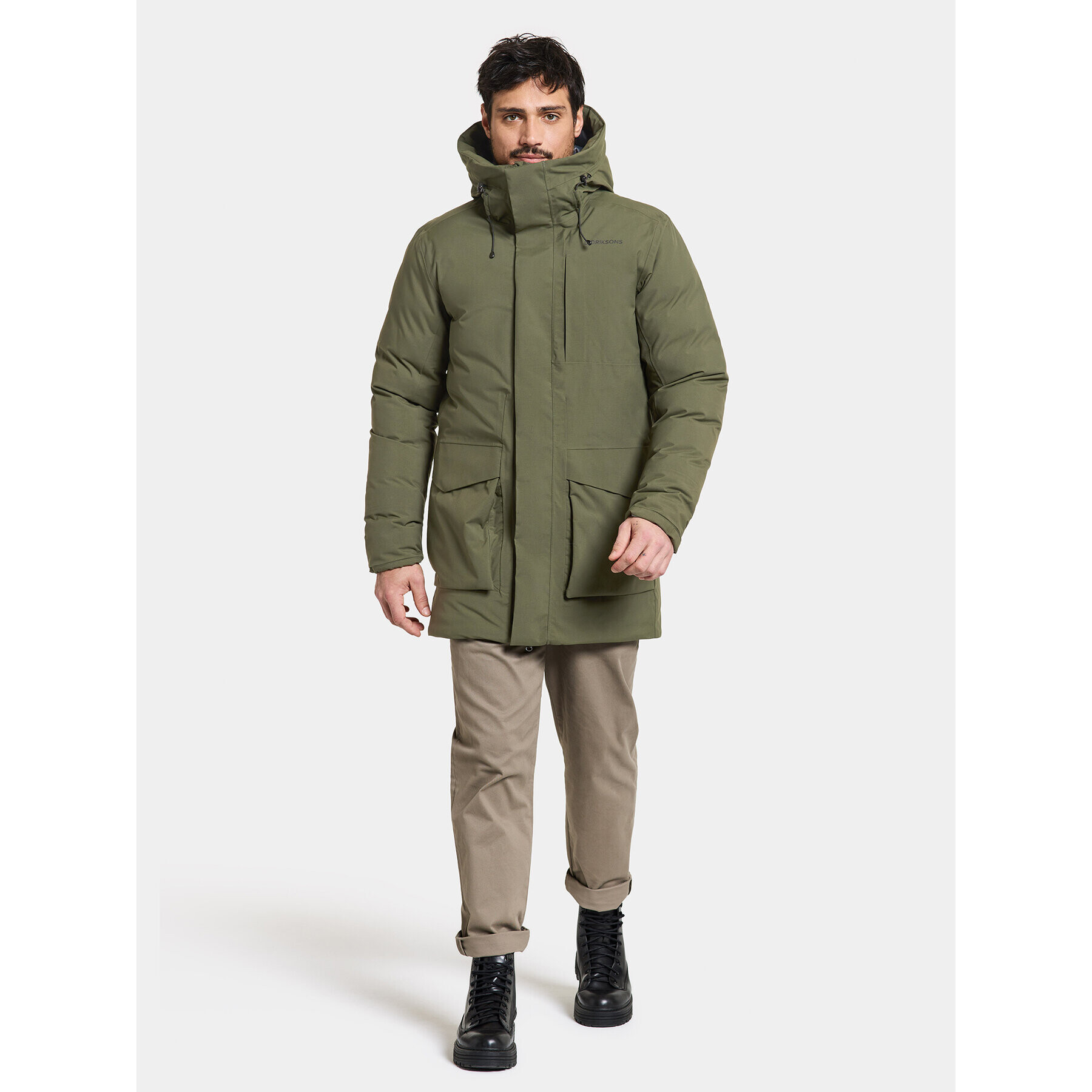 Didriksons Парка Akilles Usx Parka 504913 Зелен Regular Fit - Pepit.bg