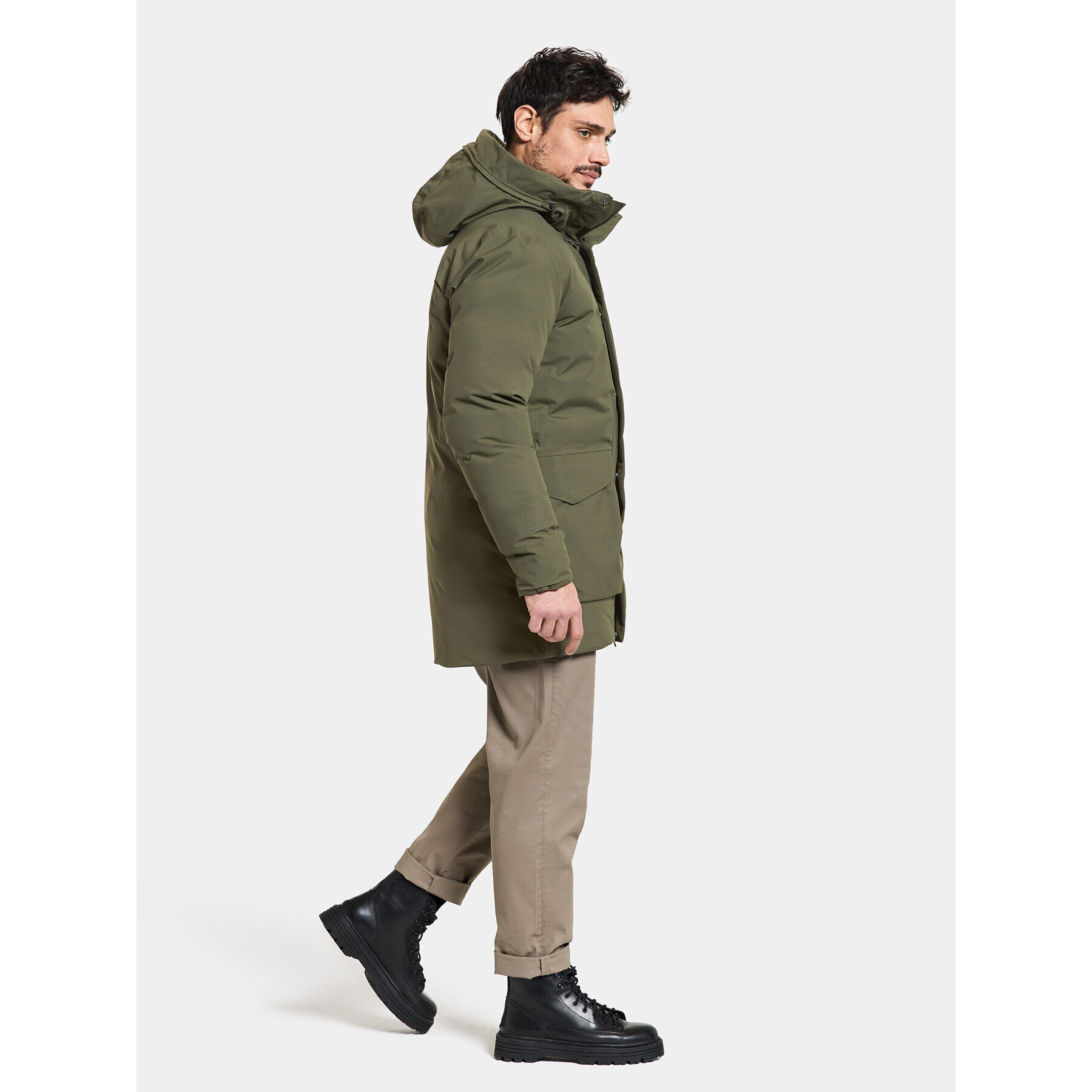 Didriksons Парка Akilles Usx Parka 504913 Зелен Regular Fit - Pepit.bg