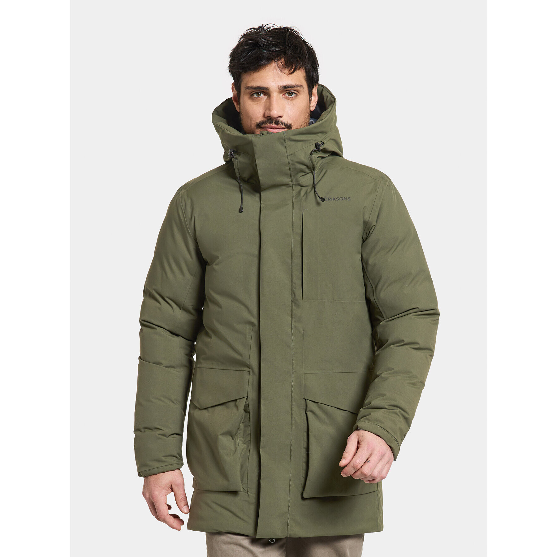 Didriksons Парка Akilles Usx Parka 504913 Зелен Regular Fit - Pepit.bg