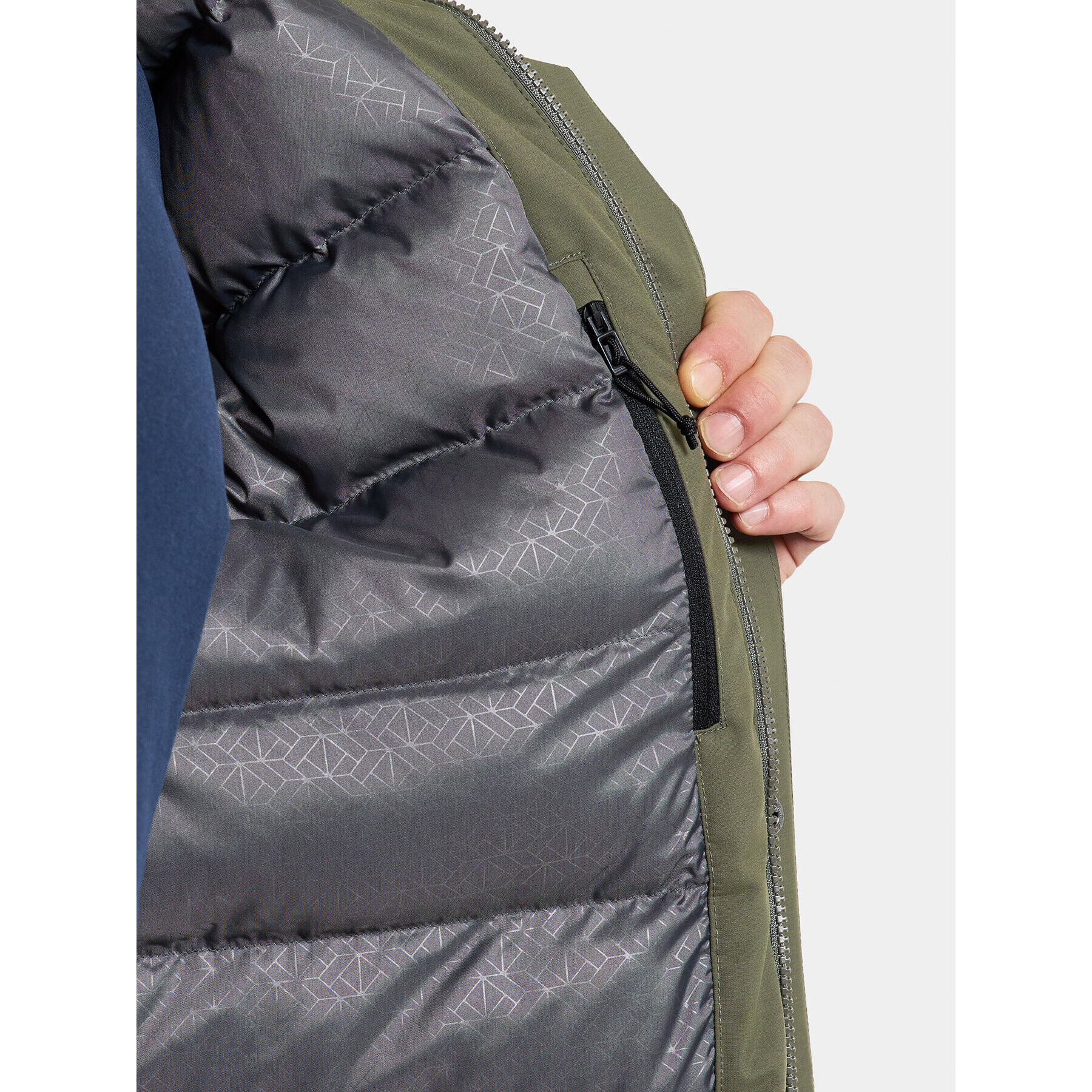 Didriksons Парка Akilles Usx Parka 504913 Зелен Regular Fit - Pepit.bg