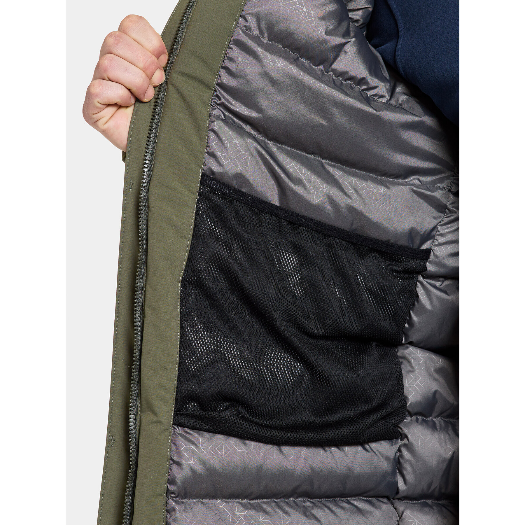 Didriksons Парка Akilles Usx Parka 504913 Зелен Regular Fit - Pepit.bg