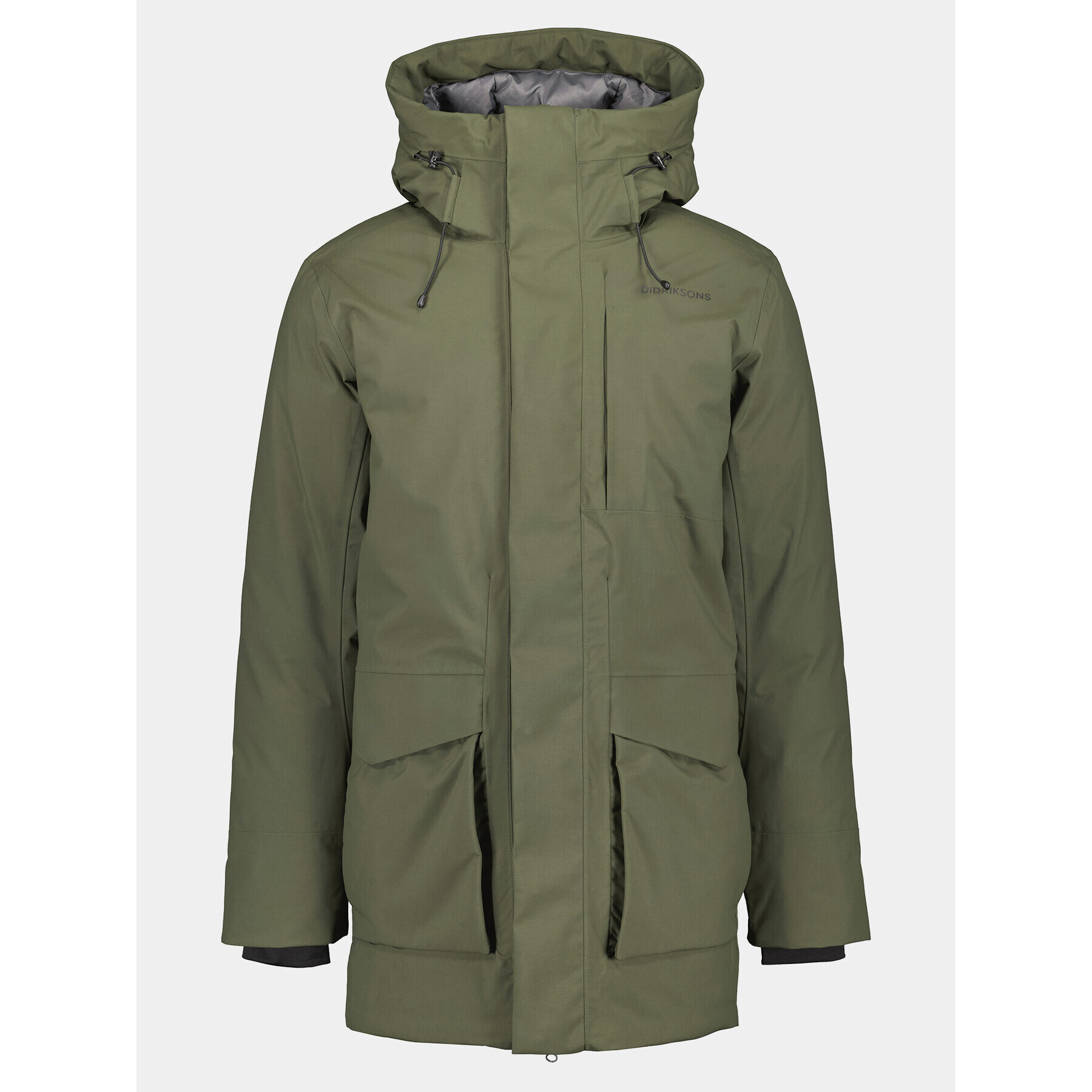 Didriksons Парка Akilles Usx Parka 504913 Зелен Regular Fit - Pepit.bg