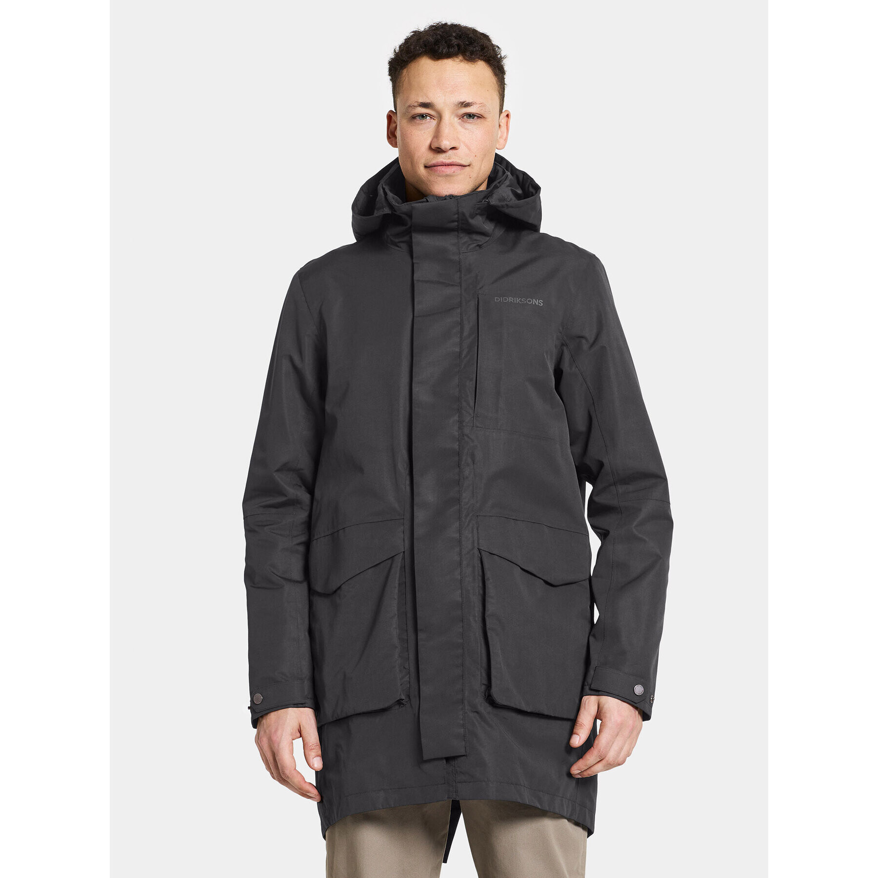 Didriksons Парка Andreas Usx Parka 505085 Черен Standard Fit - Pepit.bg