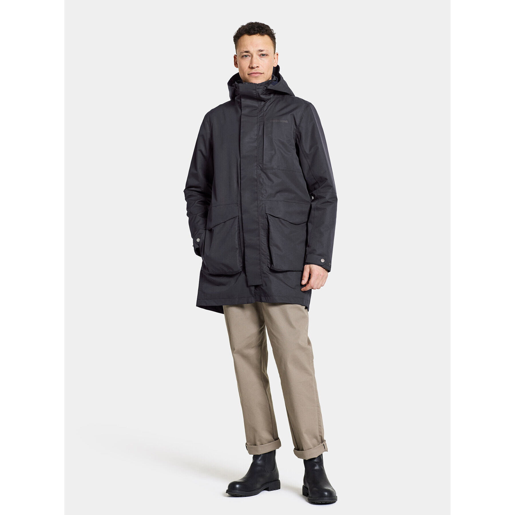 Didriksons Парка Andreas Usx Parka 505085 Тъмносин Standard Fit - Pepit.bg