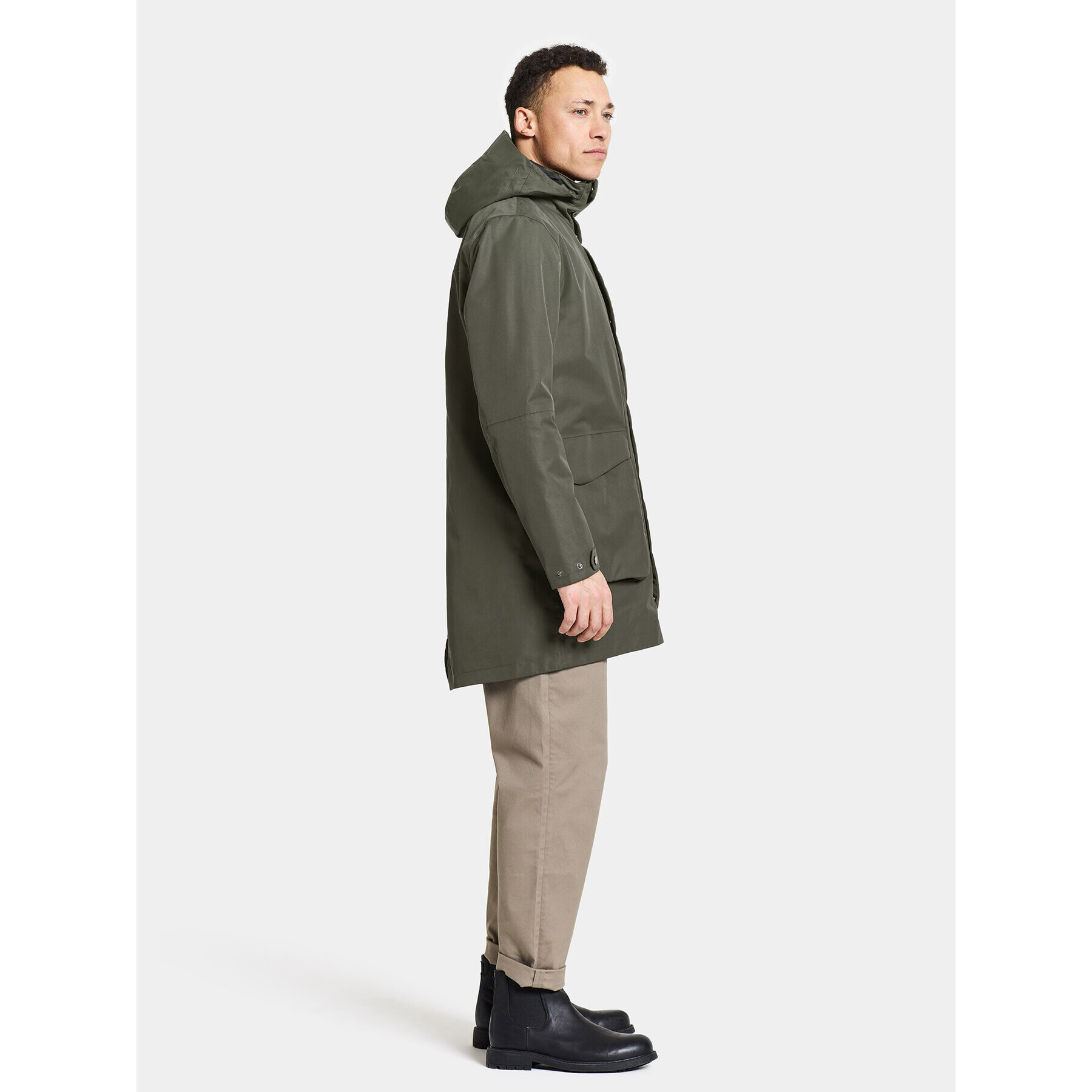 Didriksons Парка Andreas Usx Parka 505085 Зелен Standard Fit - Pepit.bg