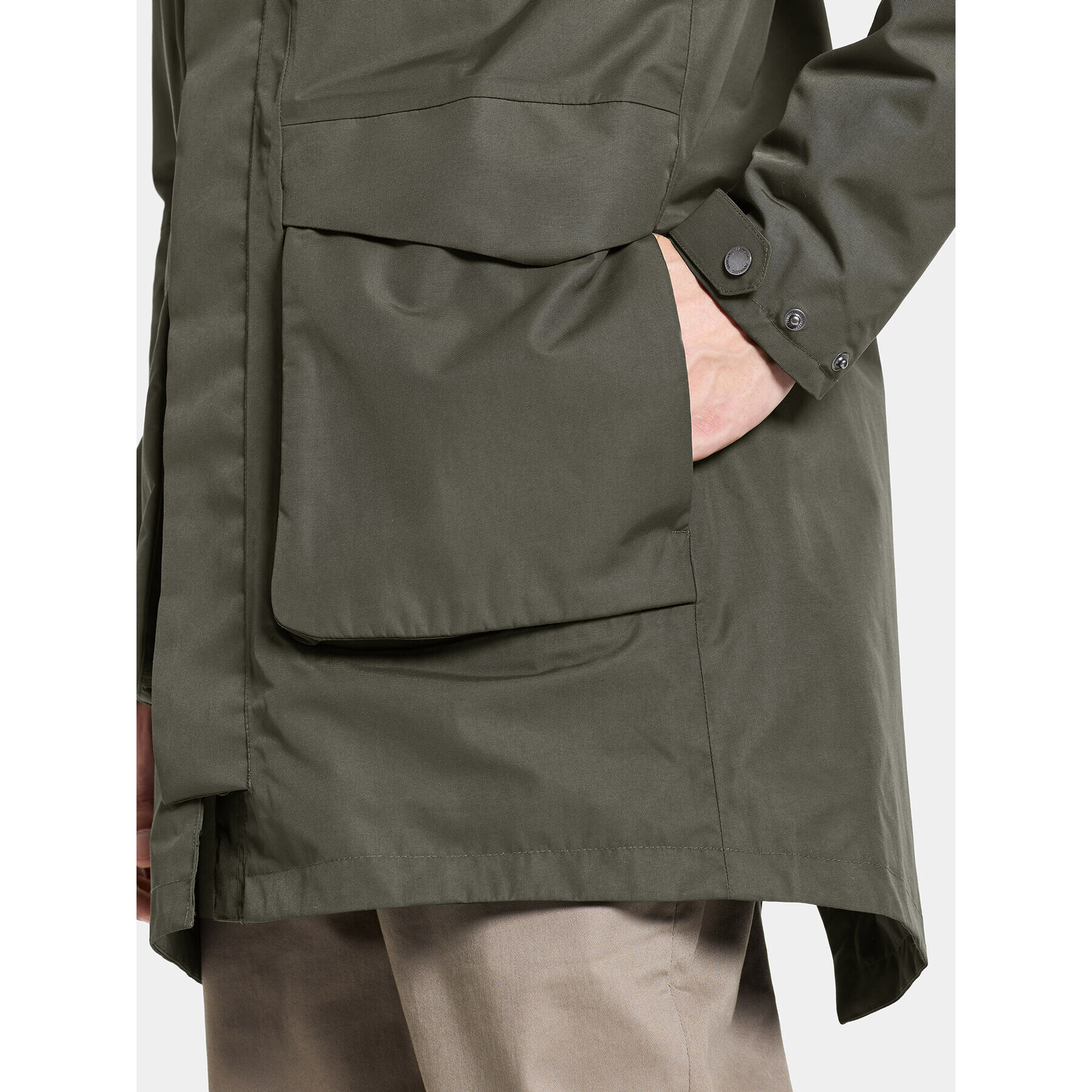 Didriksons Парка Andreas Usx Parka 505085 Зелен Standard Fit - Pepit.bg