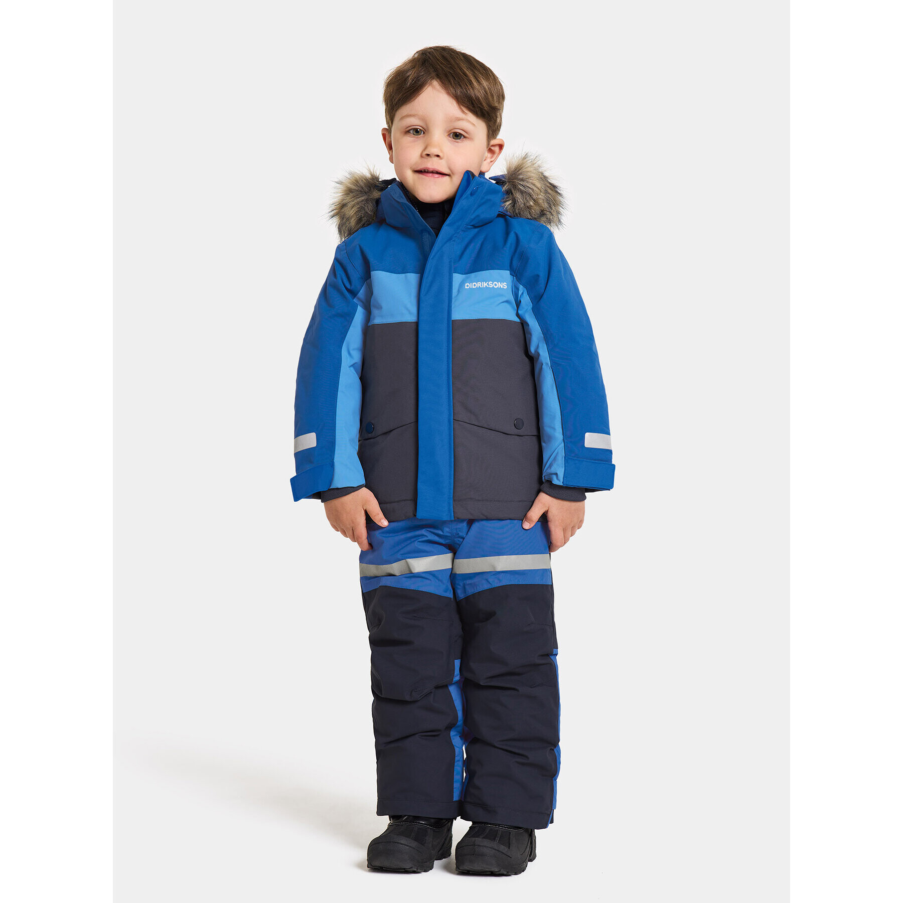 Didriksons Парка Bjärven Kids Parka 2 504898 Син - Pepit.bg