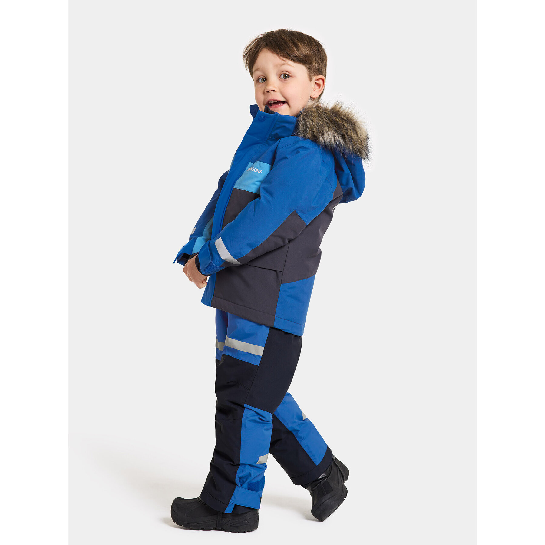 Didriksons Парка Bjärven Kids Parka 2 504898 Син - Pepit.bg