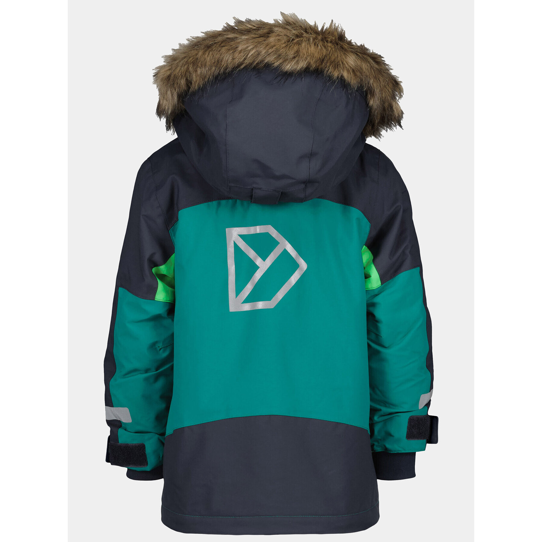 Didriksons Парка Bjärven Kids Parka 2 504898 Зелен - Pepit.bg