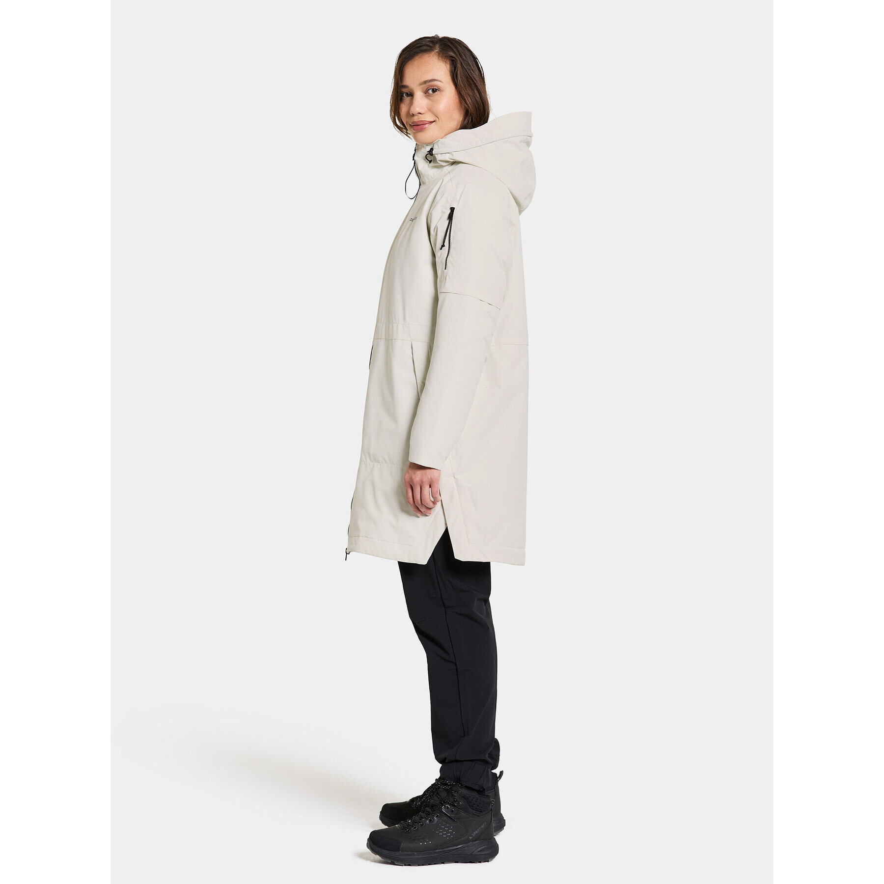 Didriksons Парка Ella Wns Parka 2 504835 Бял Regular Fit - Pepit.bg