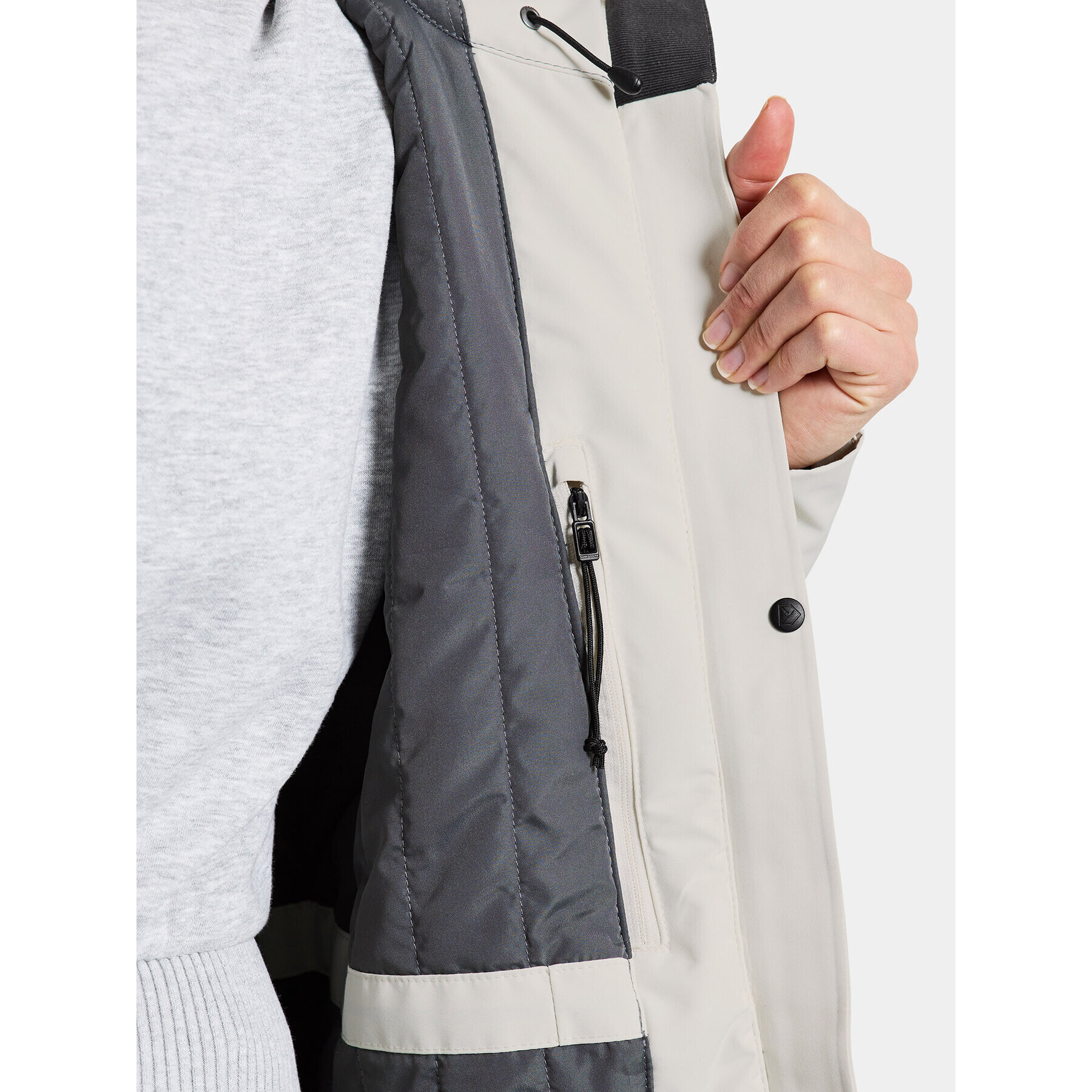 Didriksons Парка Ella Wns Parka 2 504835 Бял Regular Fit - Pepit.bg