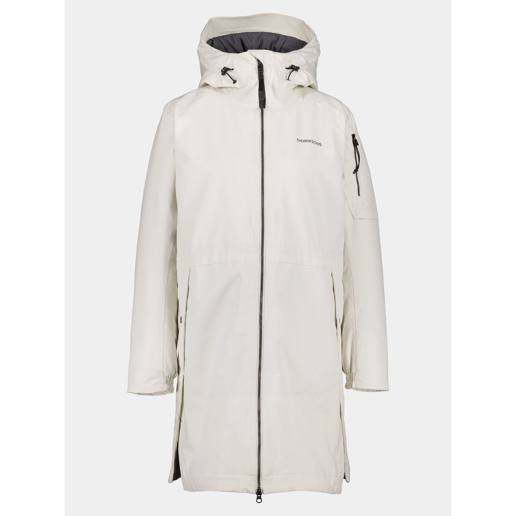 Didriksons Парка Ella Wns Parka 2 504835 Бял Regular Fit - Pepit.bg