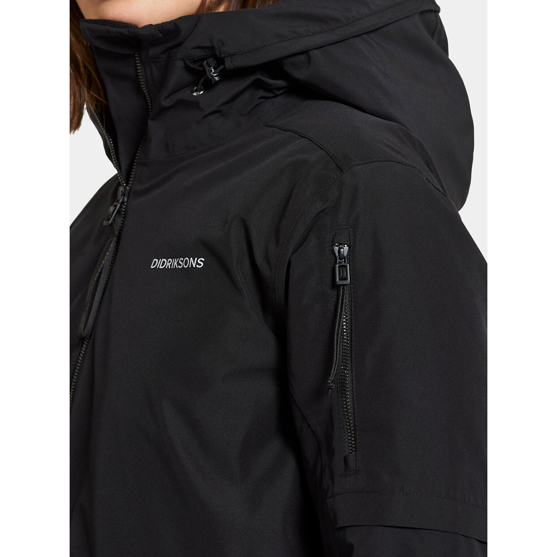 Didriksons Парка Ella Wns Parka 2 504835 Черен Regular Fit - Pepit.bg