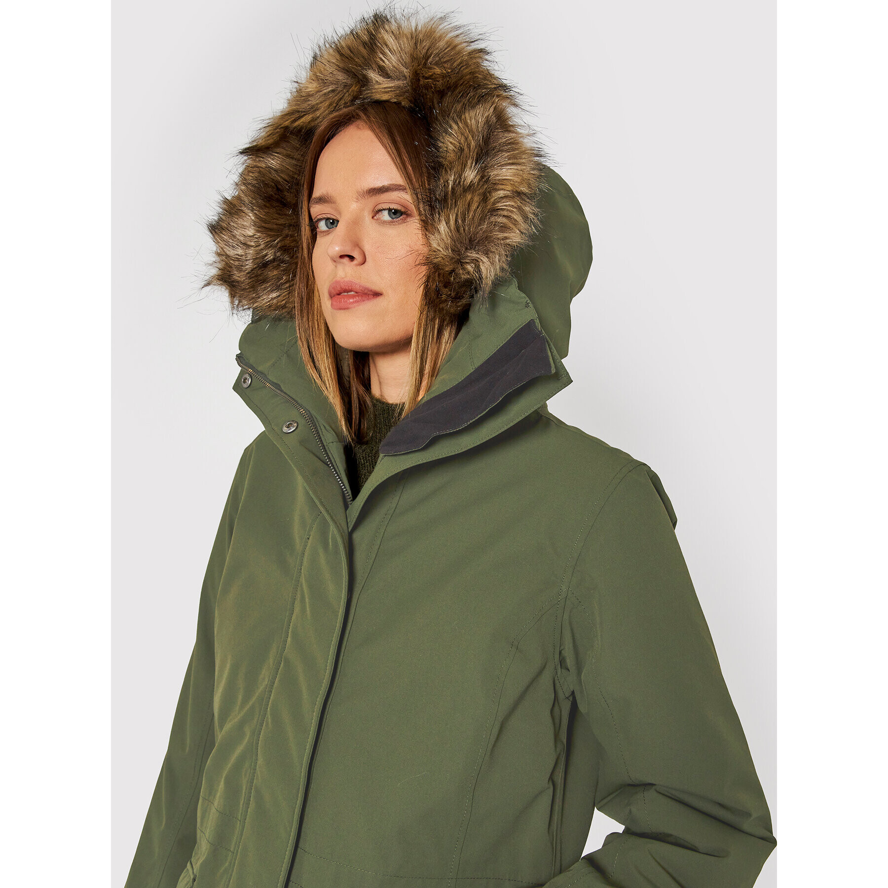 Didriksons Парка Ellen 503870 Зелен Regular Fit - Pepit.bg