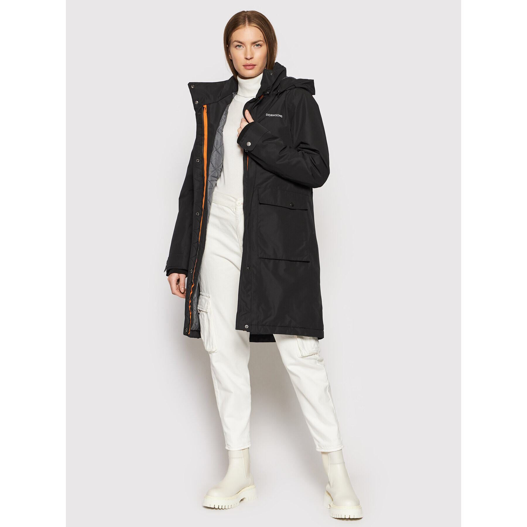 Didriksons Парка Emilia 503874 Черен Regular Fit - Pepit.bg