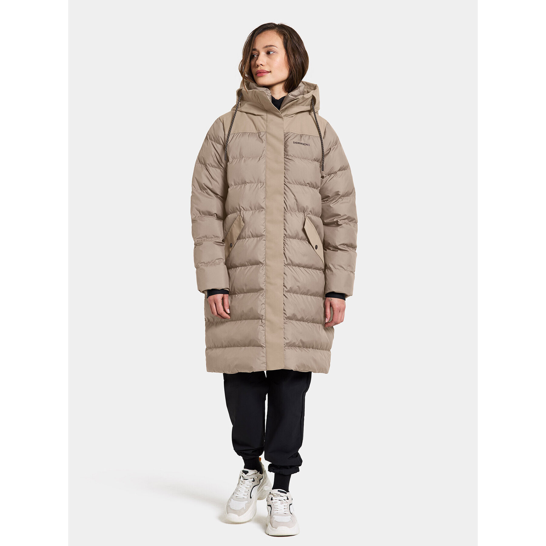 Didriksons Парка Fay Wns Parka 504524 Бежов Regular Fit - Pepit.bg