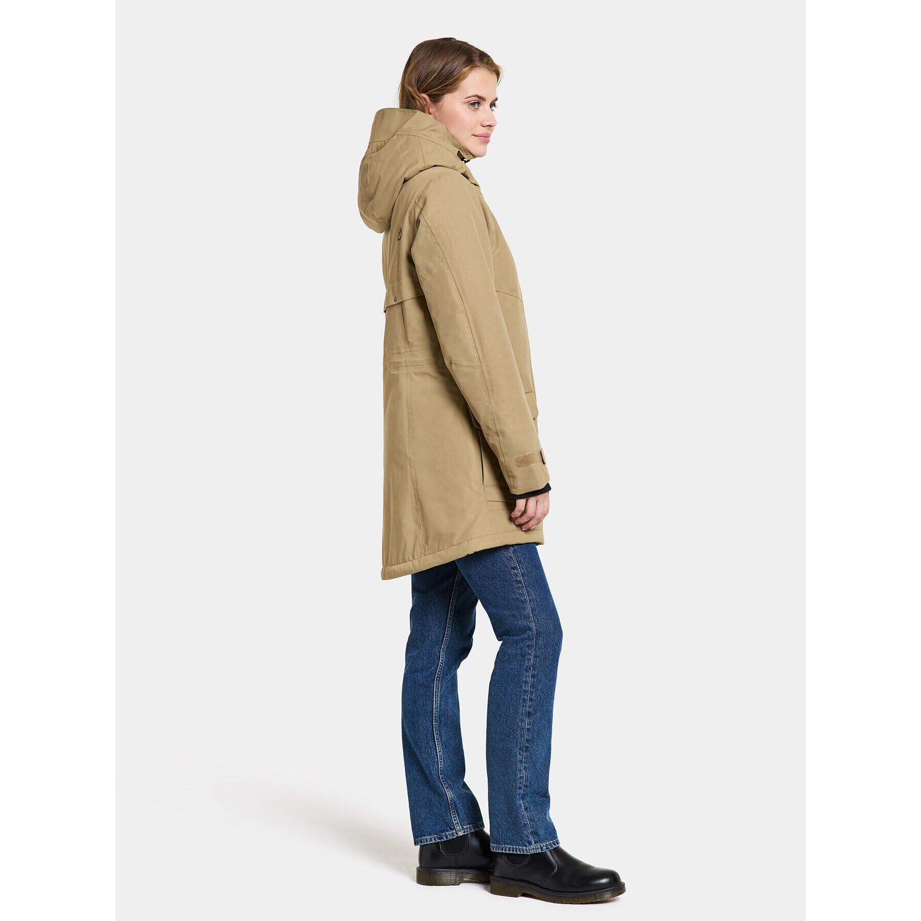 Didriksons Парка Frida Wns Parka 7 504815 Бежов Regular Fit - Pepit.bg
