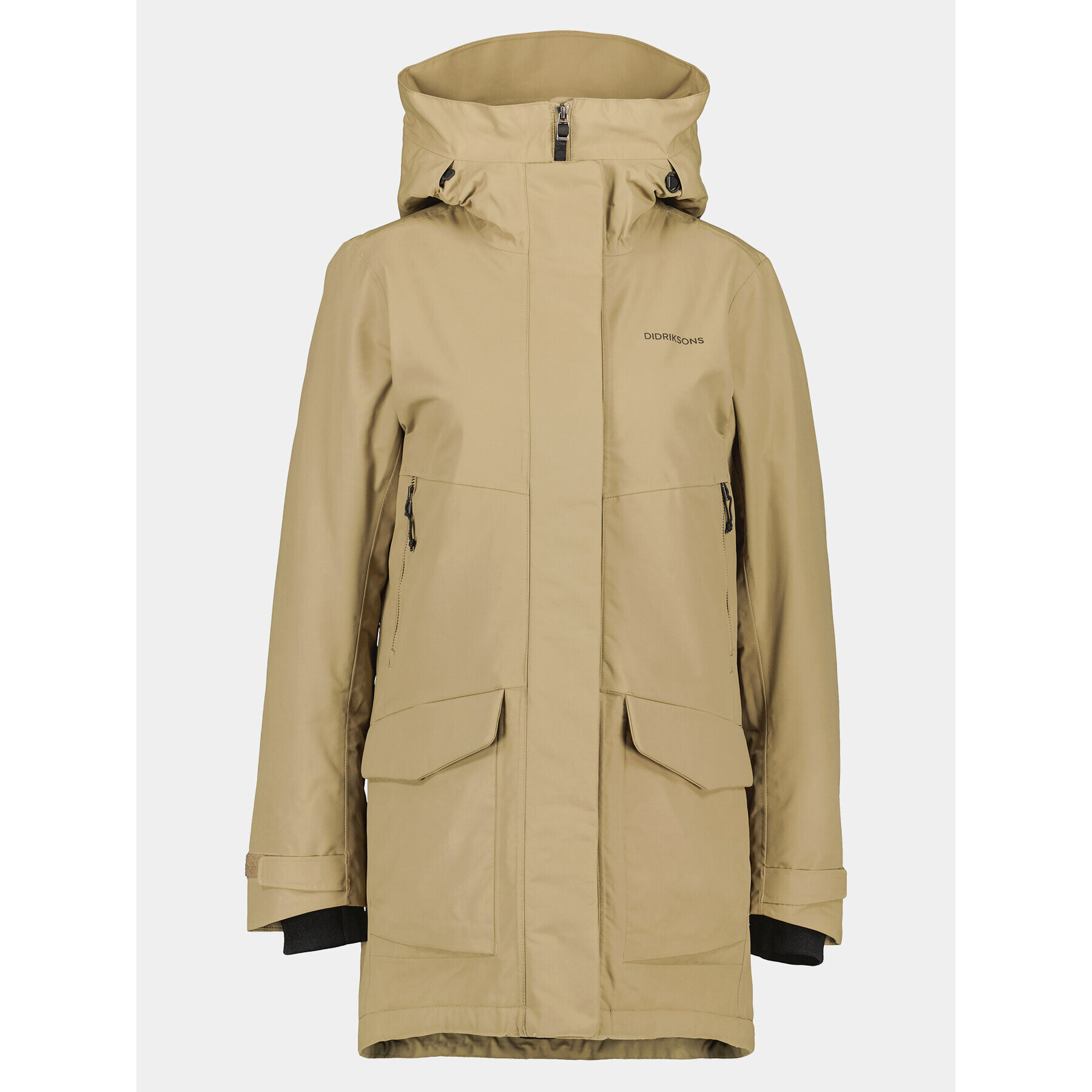 Didriksons Парка Frida Wns Parka 7 504815 Бежов Regular Fit - Pepit.bg