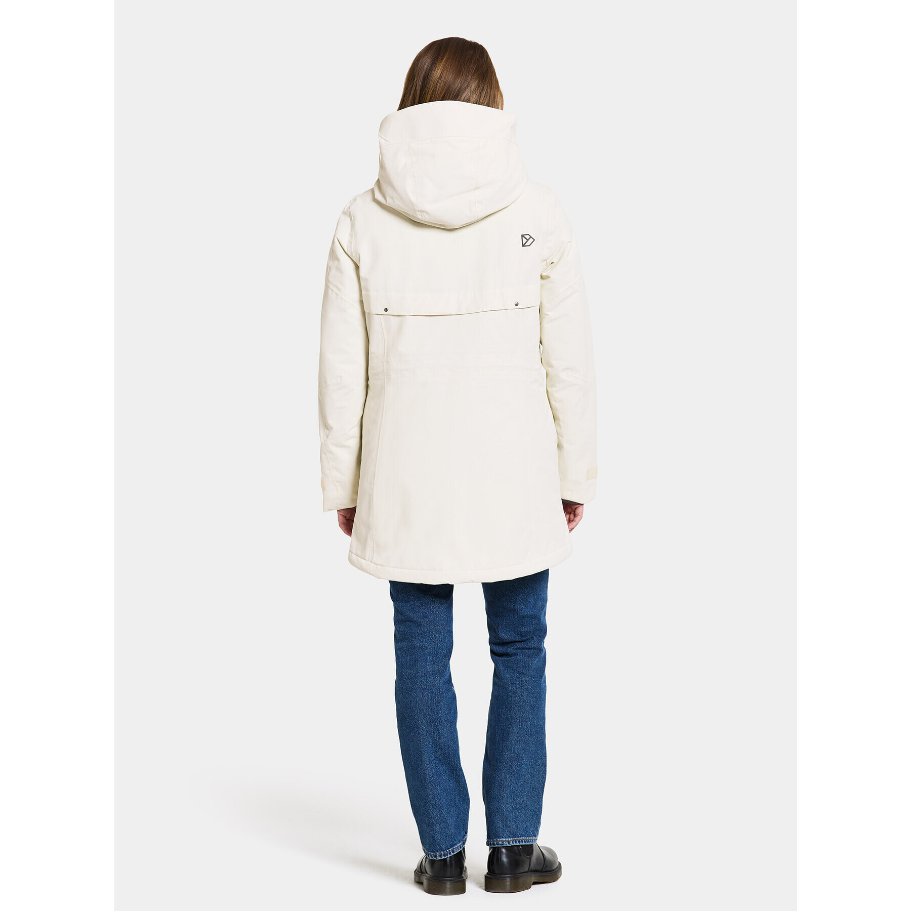 Didriksons Парка Frida Wns Parka 7 504815 Бял Regular Fit - Pepit.bg
