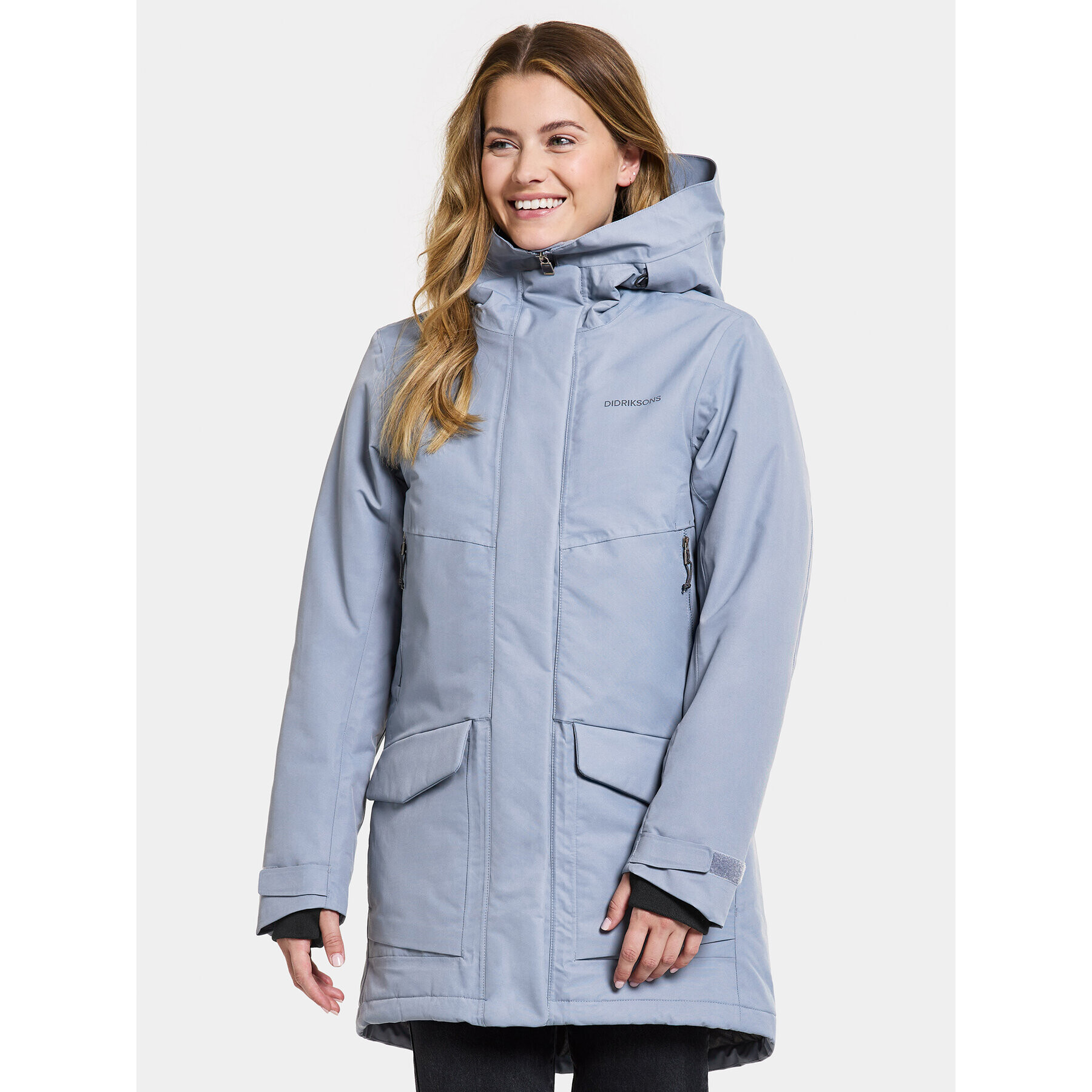 Didriksons Парка Frida Wns Parka 7 504815 Син Regular Fit - Pepit.bg