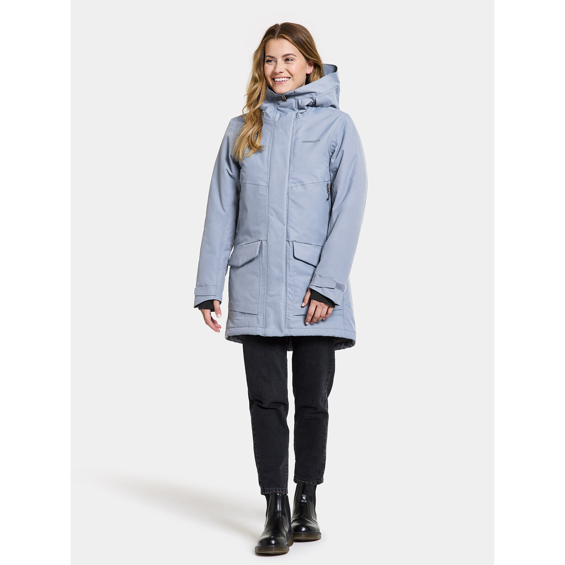 Didriksons Парка Frida Wns Parka 7 504815 Син Regular Fit - Pepit.bg