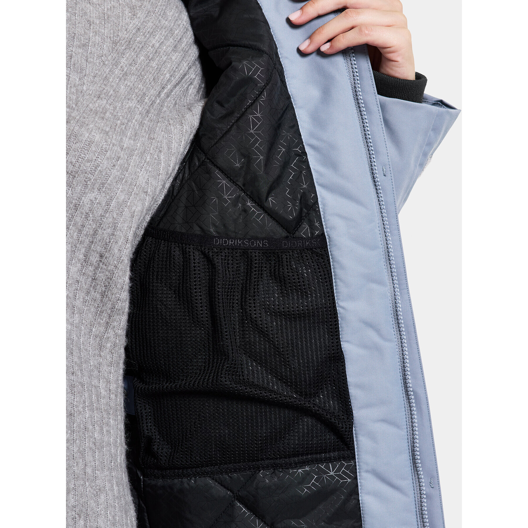 Didriksons Парка Frida Wns Parka 7 504815 Син Regular Fit - Pepit.bg