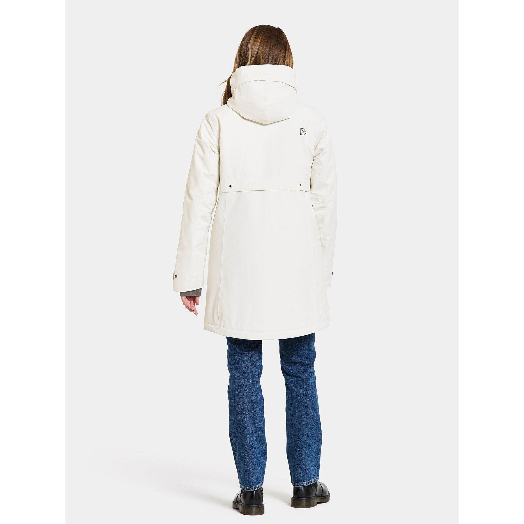 Didriksons Парка Helle Wns Parka 5 504301 Бял Regular Fit - Pepit.bg