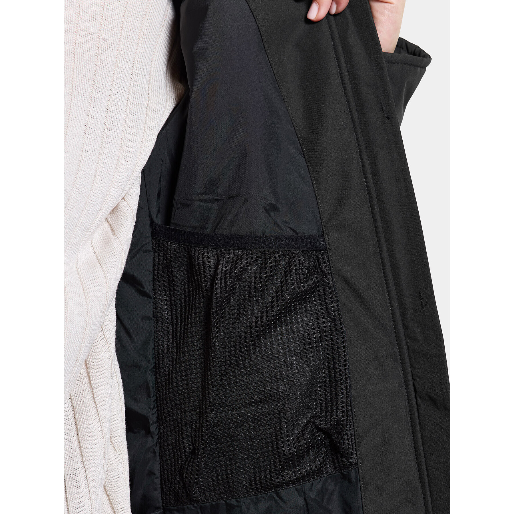 Didriksons Парка Helle Wns Parka 5 504301 Черен Regular Fit - Pepit.bg