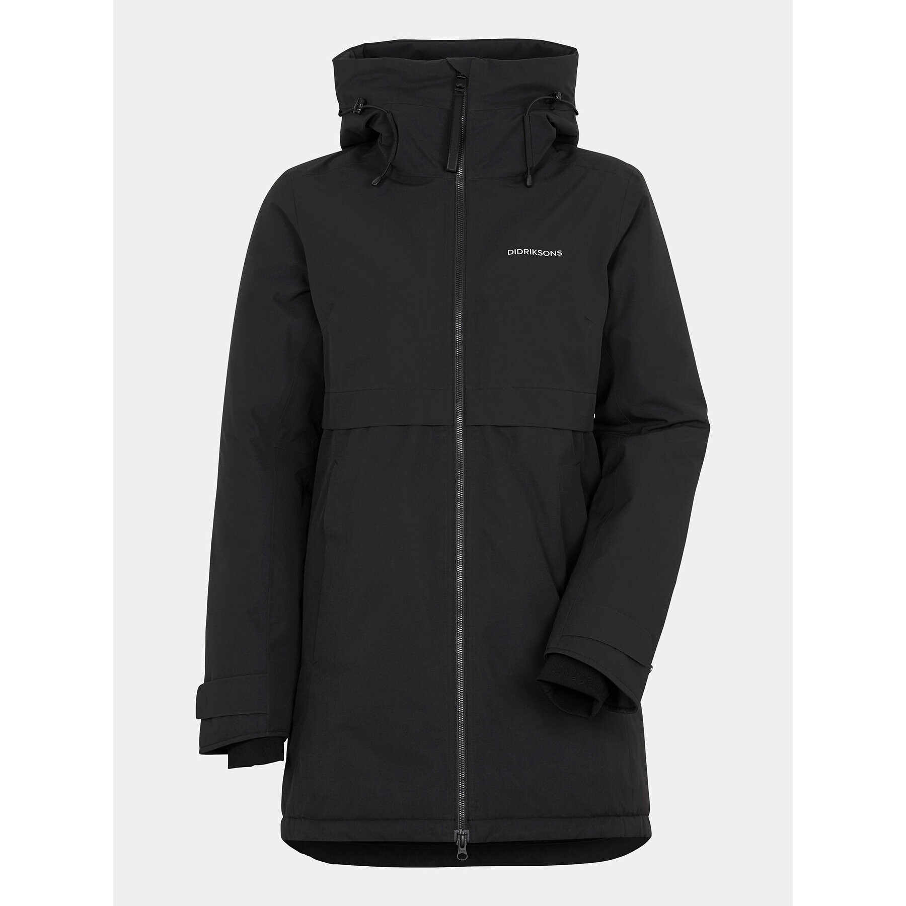 Didriksons Парка Helle Wns Parka 5 504301 Черен Regular Fit - Pepit.bg