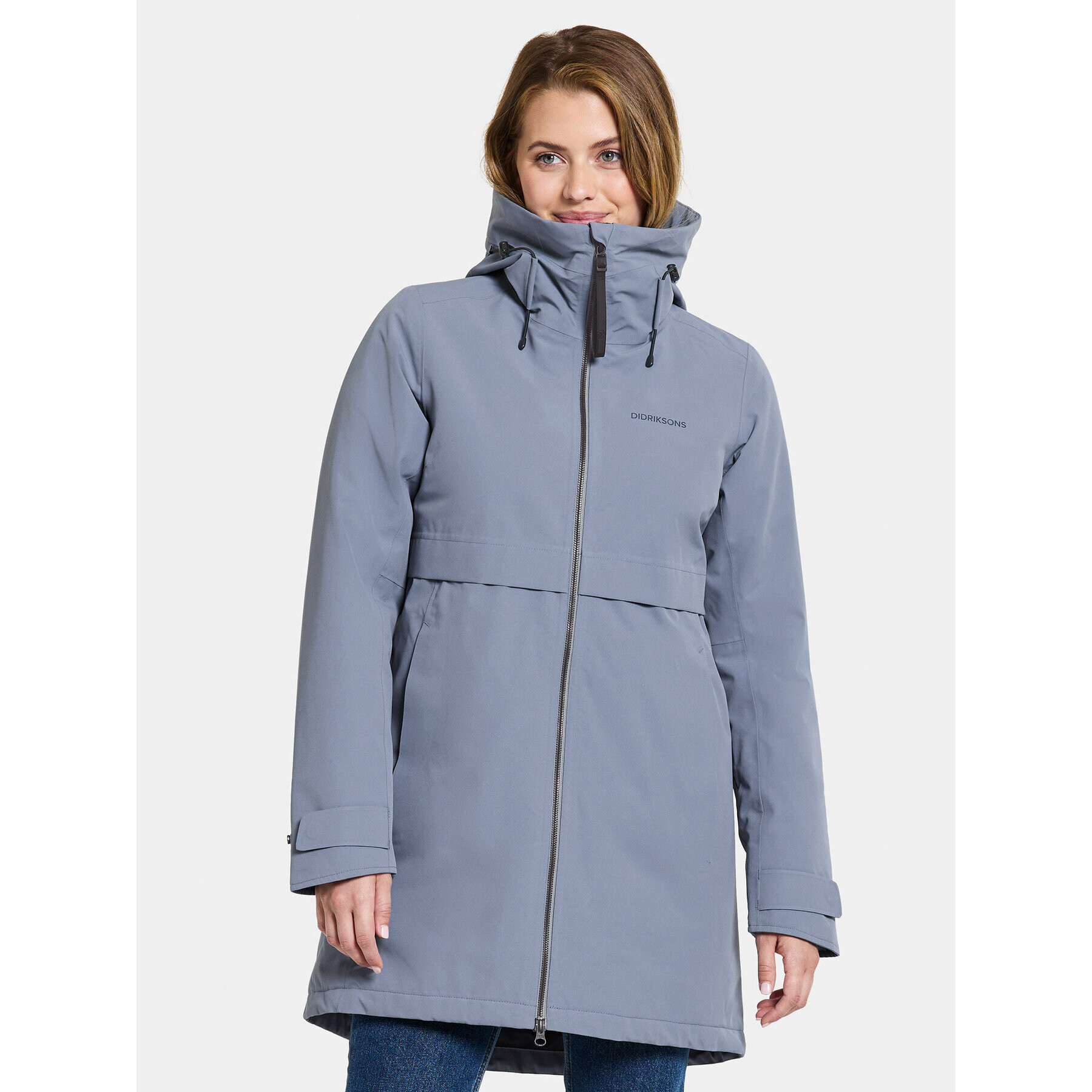 Didriksons Парка Helle Wns Parka 5 504301 Син Regular Fit - Pepit.bg