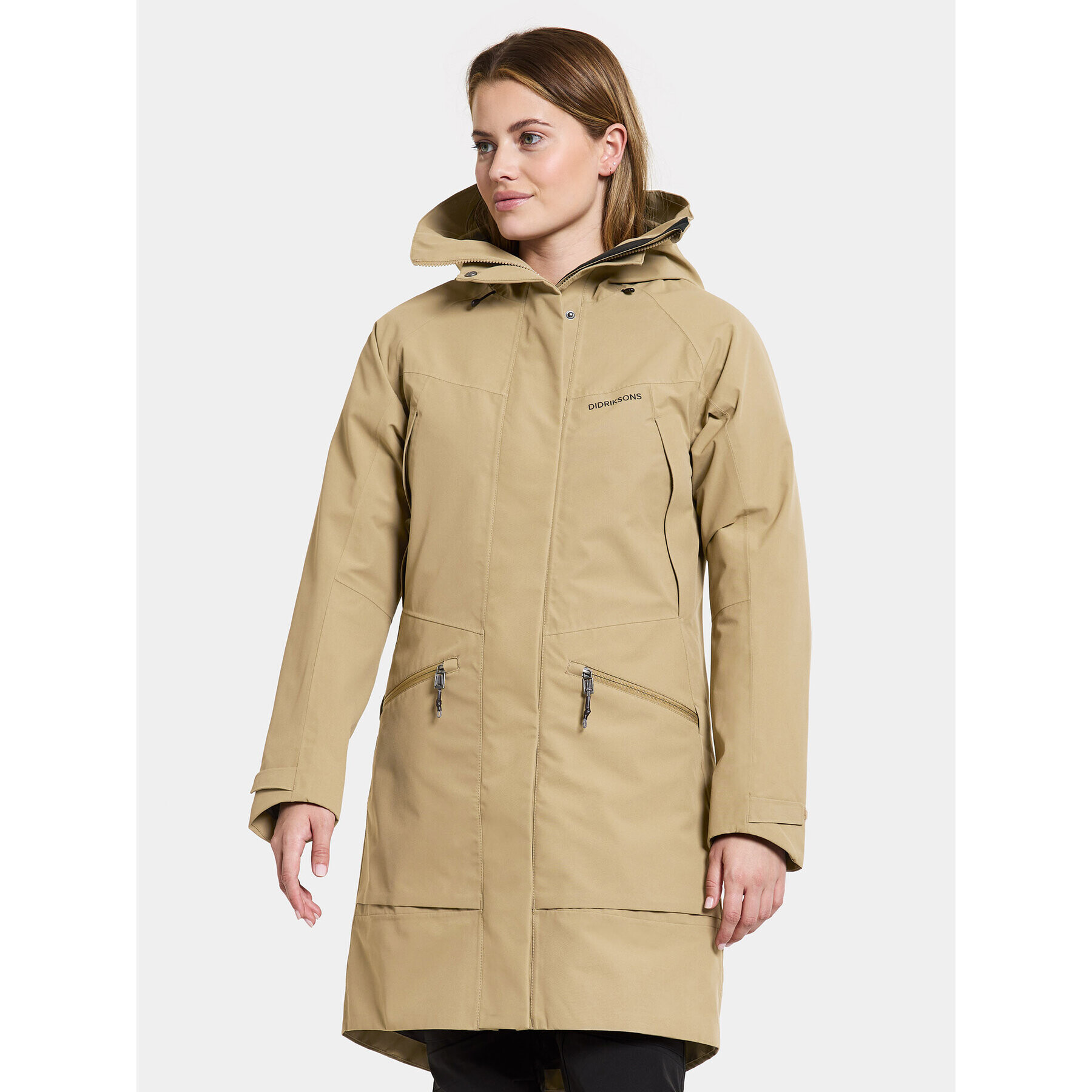 Didriksons Парка Ilma Wns Parka 8 504813 Бежов Regular Fit - Pepit.bg