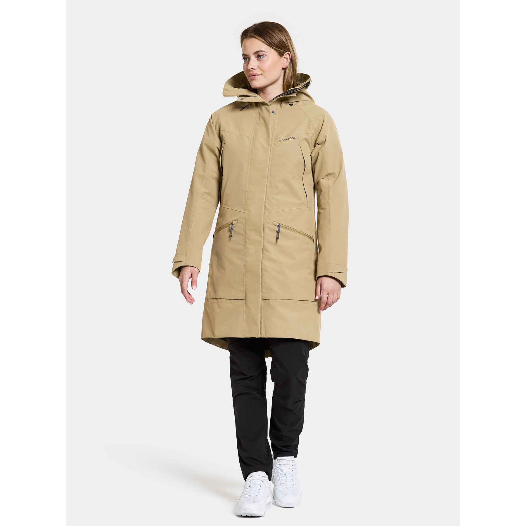 Didriksons Парка Ilma Wns Parka 8 504813 Бежов Regular Fit - Pepit.bg