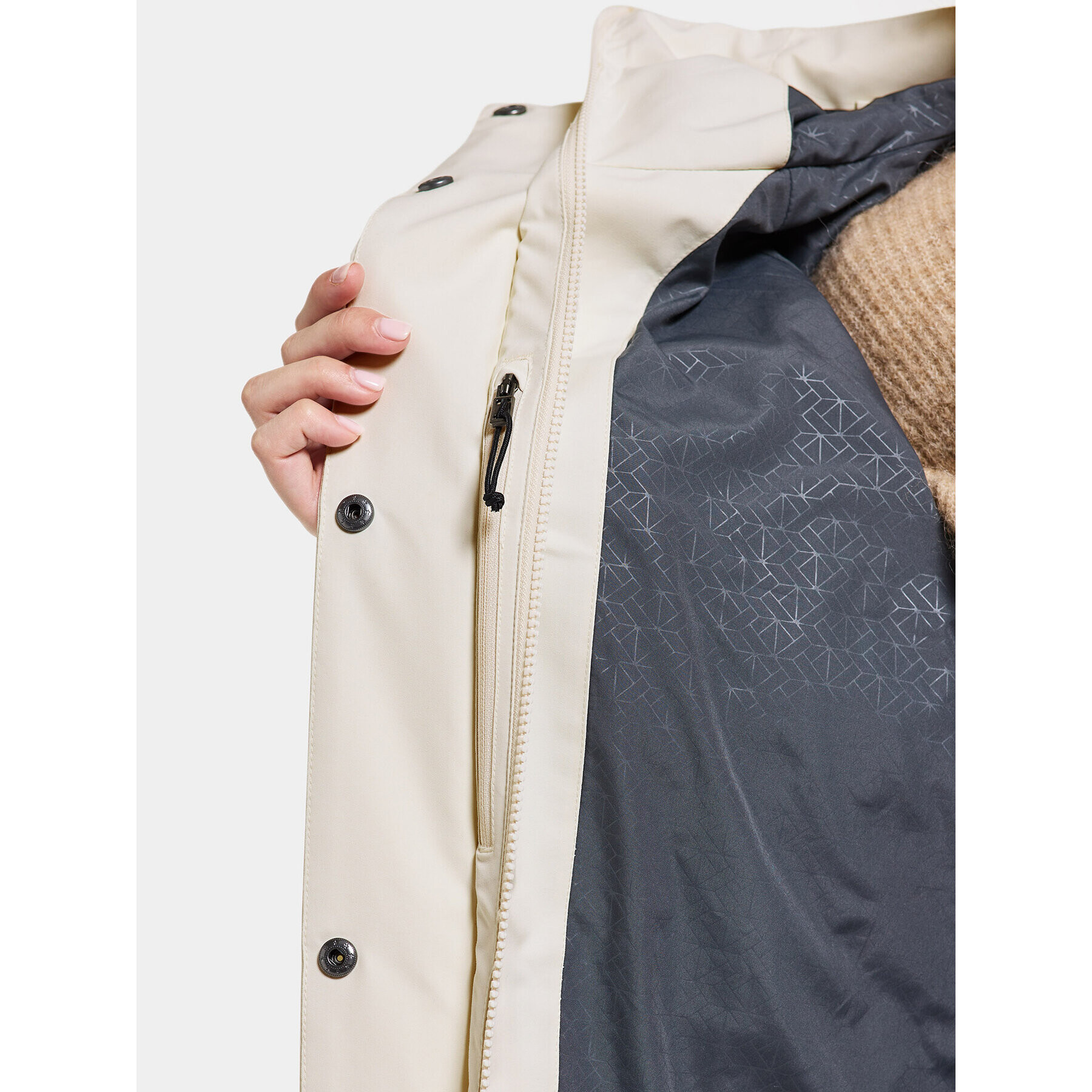 Didriksons Парка Ilma Wns Parka 8 504813 Бял Regular Fit - Pepit.bg