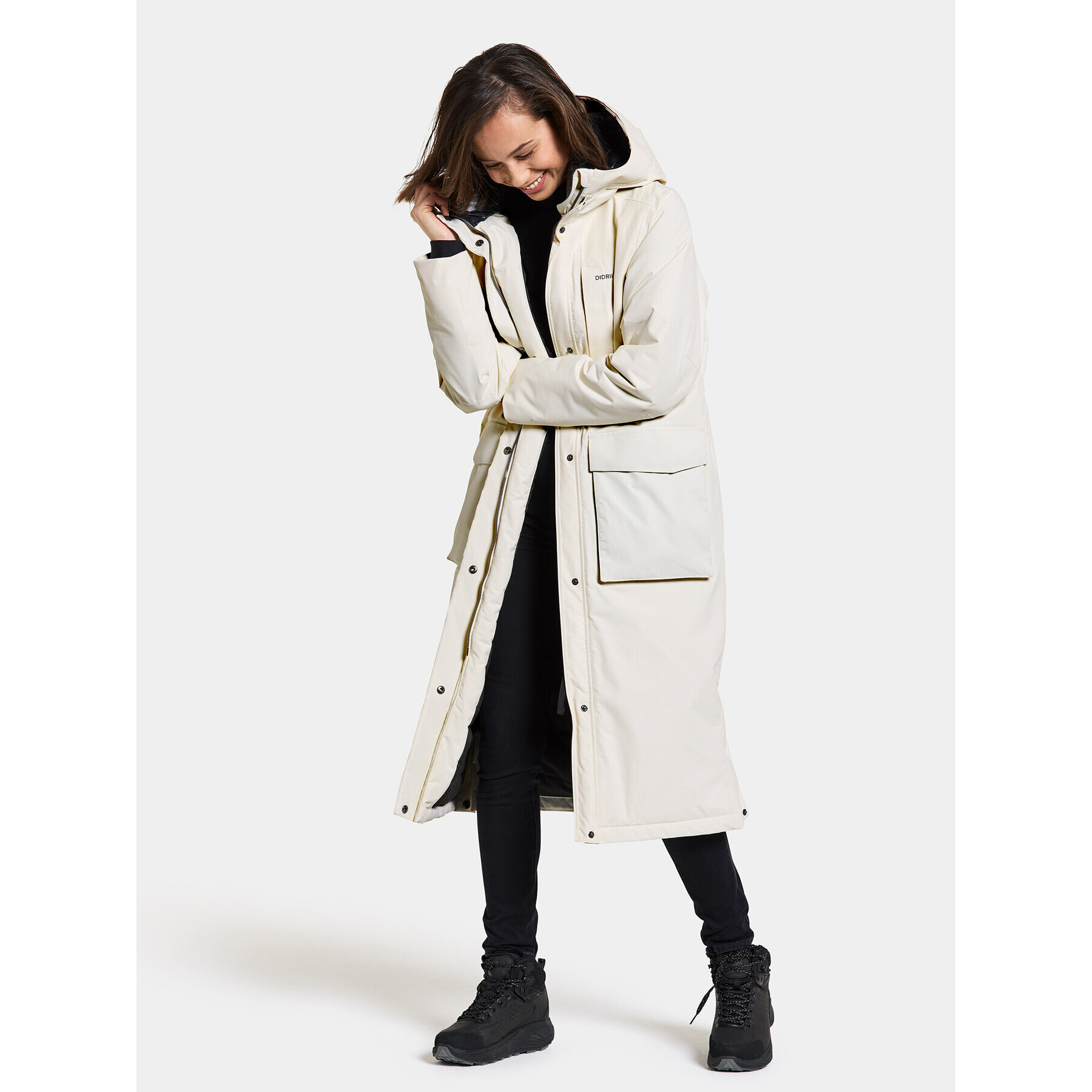 Didriksons Парка Leya Wns Parka L 3 504846 Бял Regular Fit - Pepit.bg
