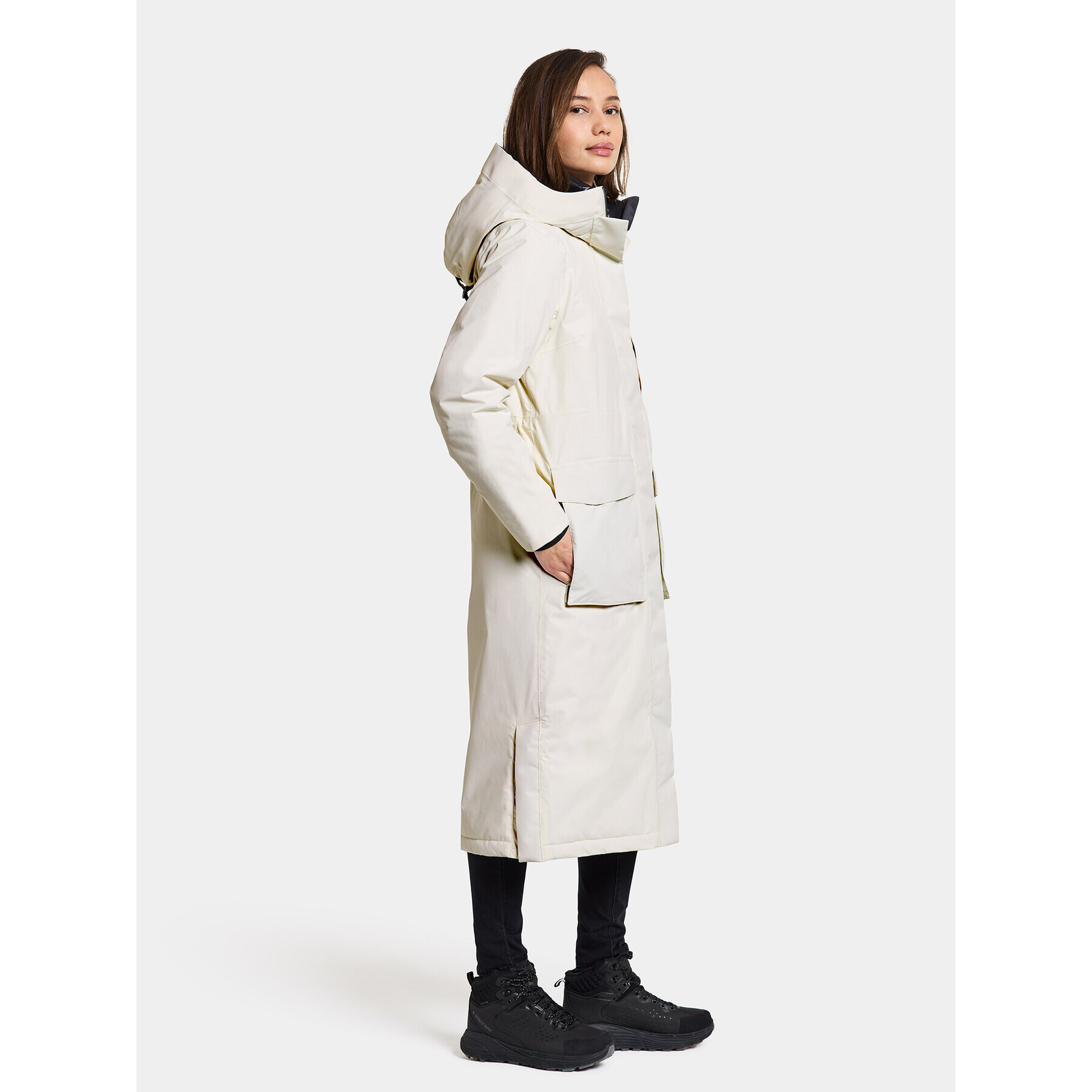 Didriksons Парка Leya Wns Parka L 3 504846 Бял Regular Fit - Pepit.bg