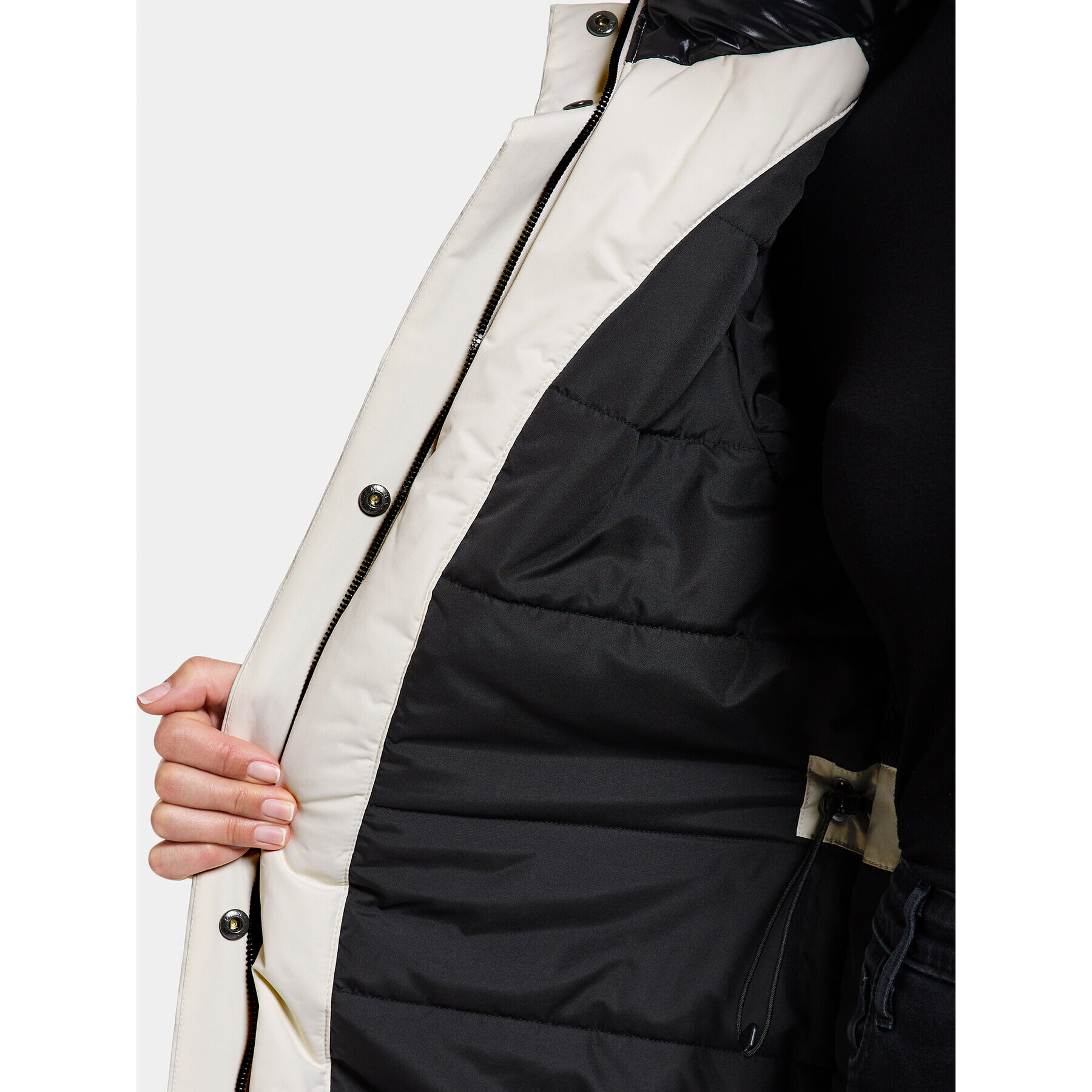 Didriksons Парка Leya Wns Parka L 3 504846 Бял Regular Fit - Pepit.bg