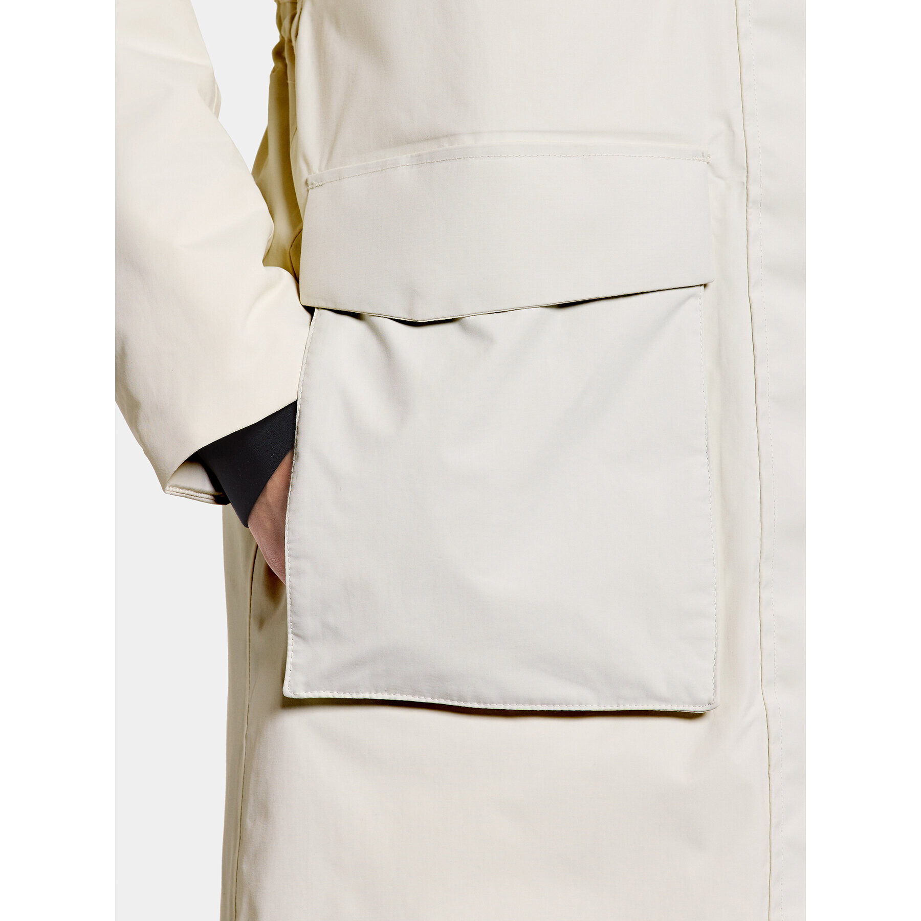 Didriksons Парка Leya Wns Parka L 3 504846 Бял Regular Fit - Pepit.bg
