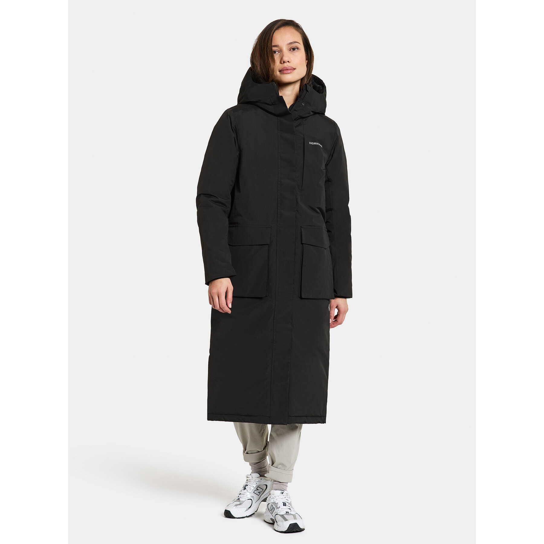 Didriksons Парка Leya Wns Parka L 3 504846 Черен Regular Fit - Pepit.bg