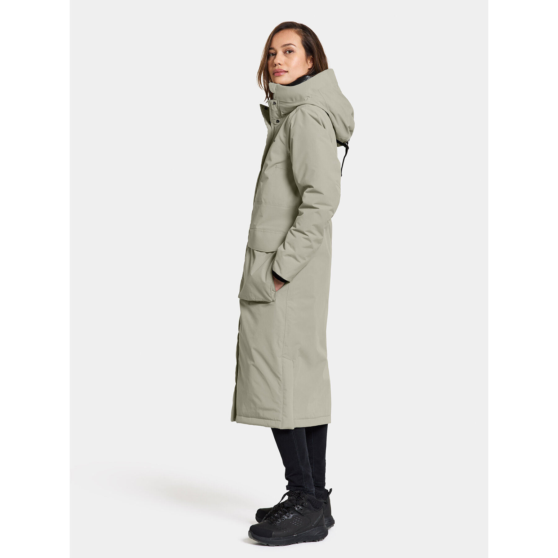 Didriksons Парка Leya Wns Parka L 3 504846 Зелен Regular Fit - Pepit.bg