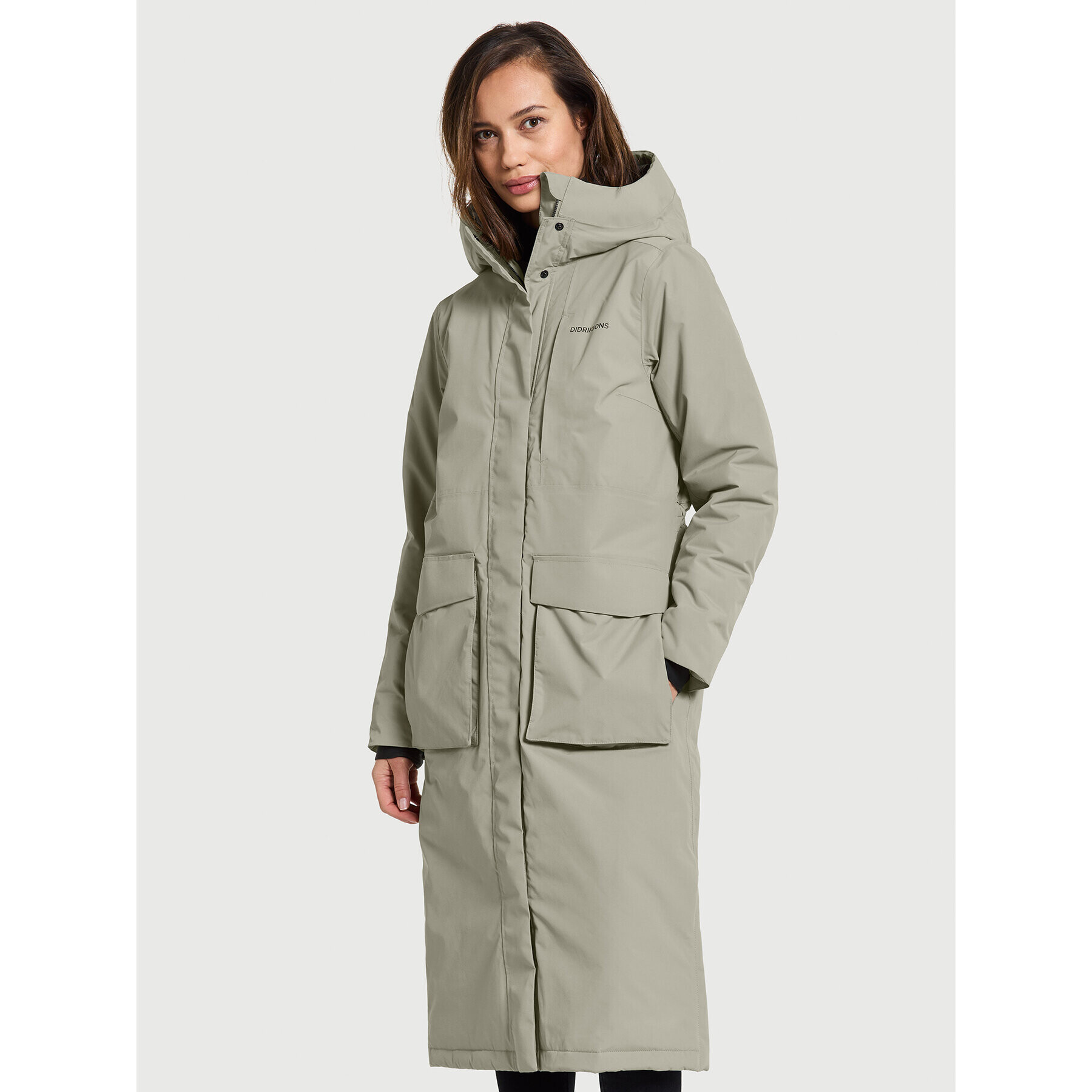 Didriksons Парка Leya Wns Parka L 3 504846 Зелен Regular Fit - Pepit.bg