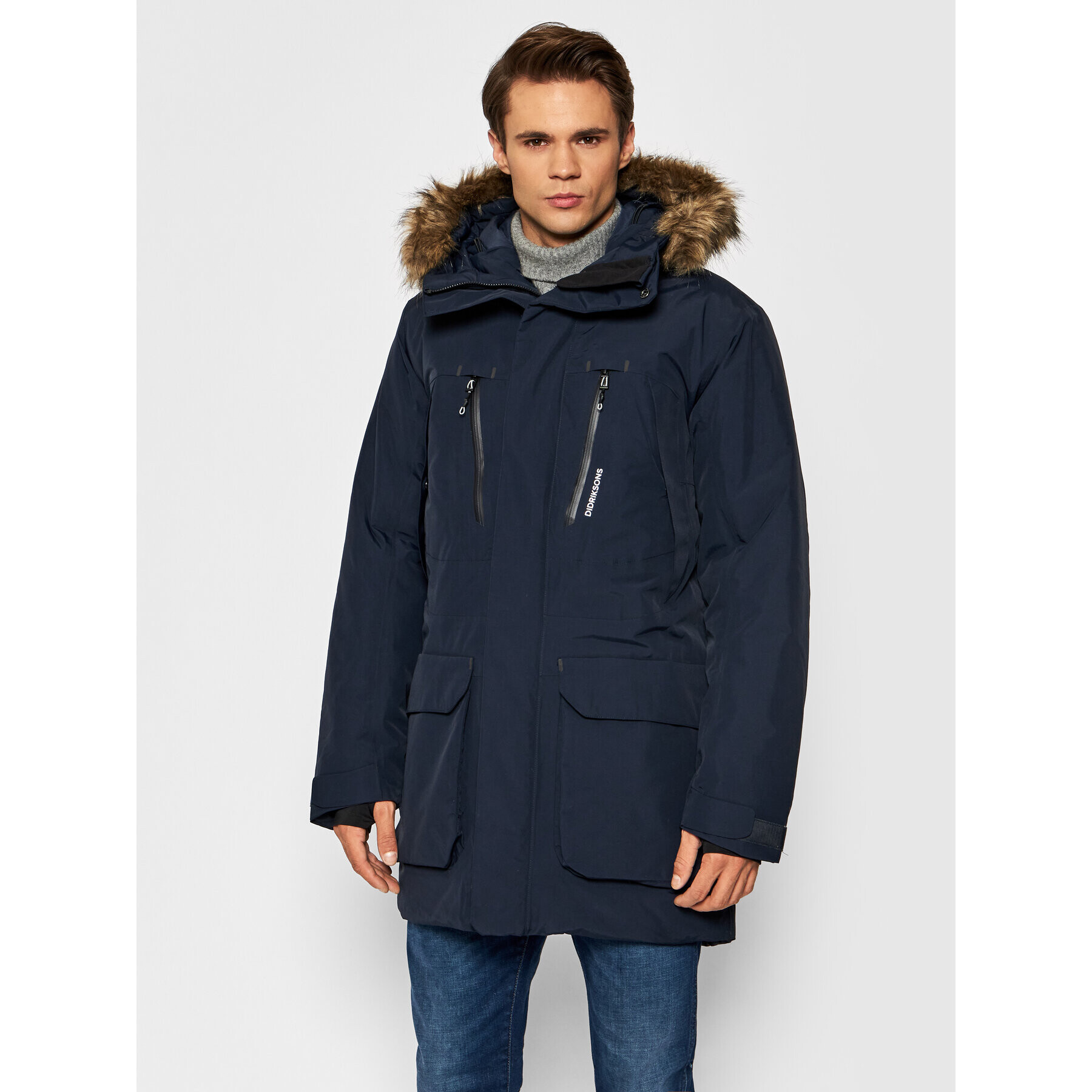 Didriksons Парка Marco 503820 Тъмносин Regular Fit - Pepit.bg