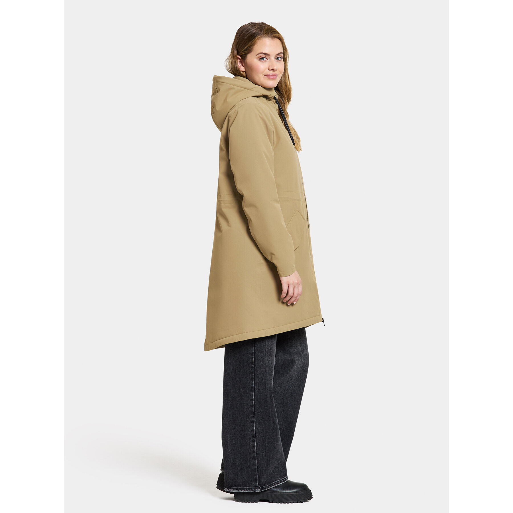 Didriksons Парка Marta-Lisa Wns Prk 2 504823 Бежов Regular Fit - Pepit.bg