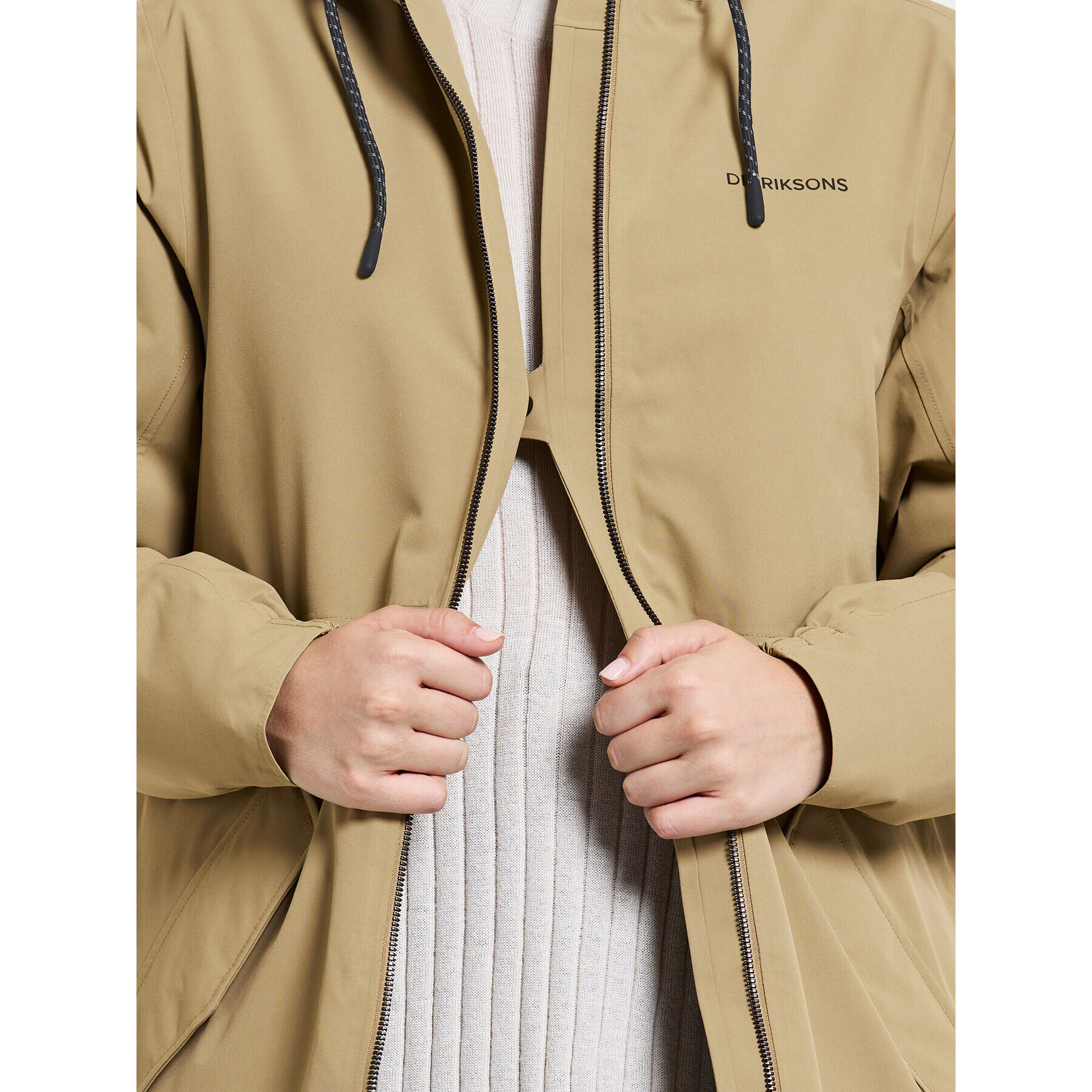 Didriksons Парка Marta-Lisa Wns Prk 2 504823 Бежов Regular Fit - Pepit.bg