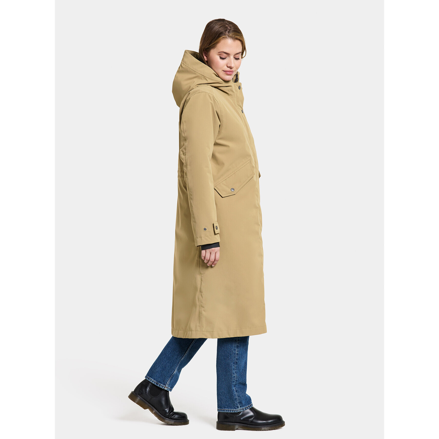 Didriksons Парка Mia Wns Parka L 504828 Бежов Regular Fit - Pepit.bg